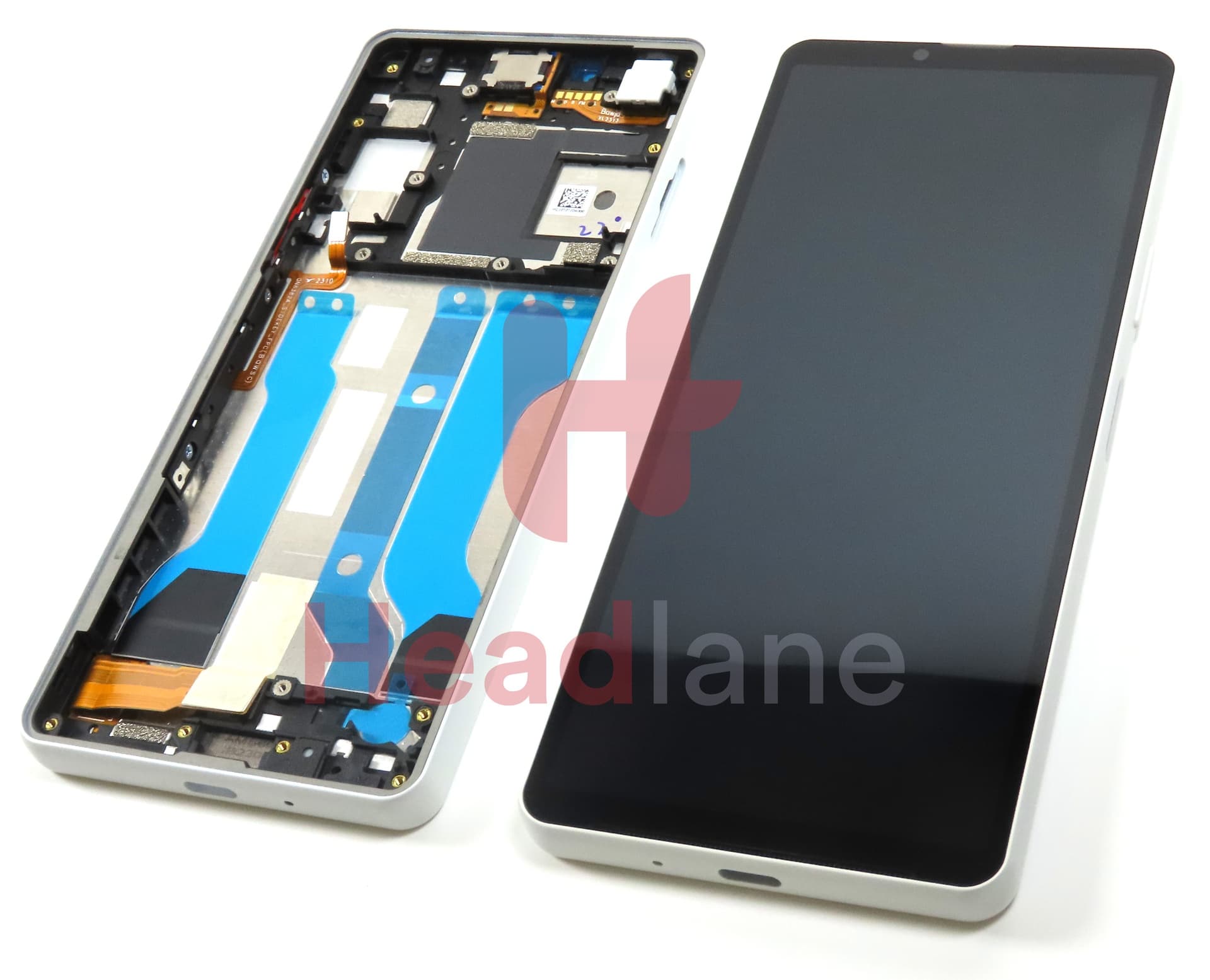 Sony XQ-DC54 Xperia 10 V LCD Display / Screen + Touch - White - view 2