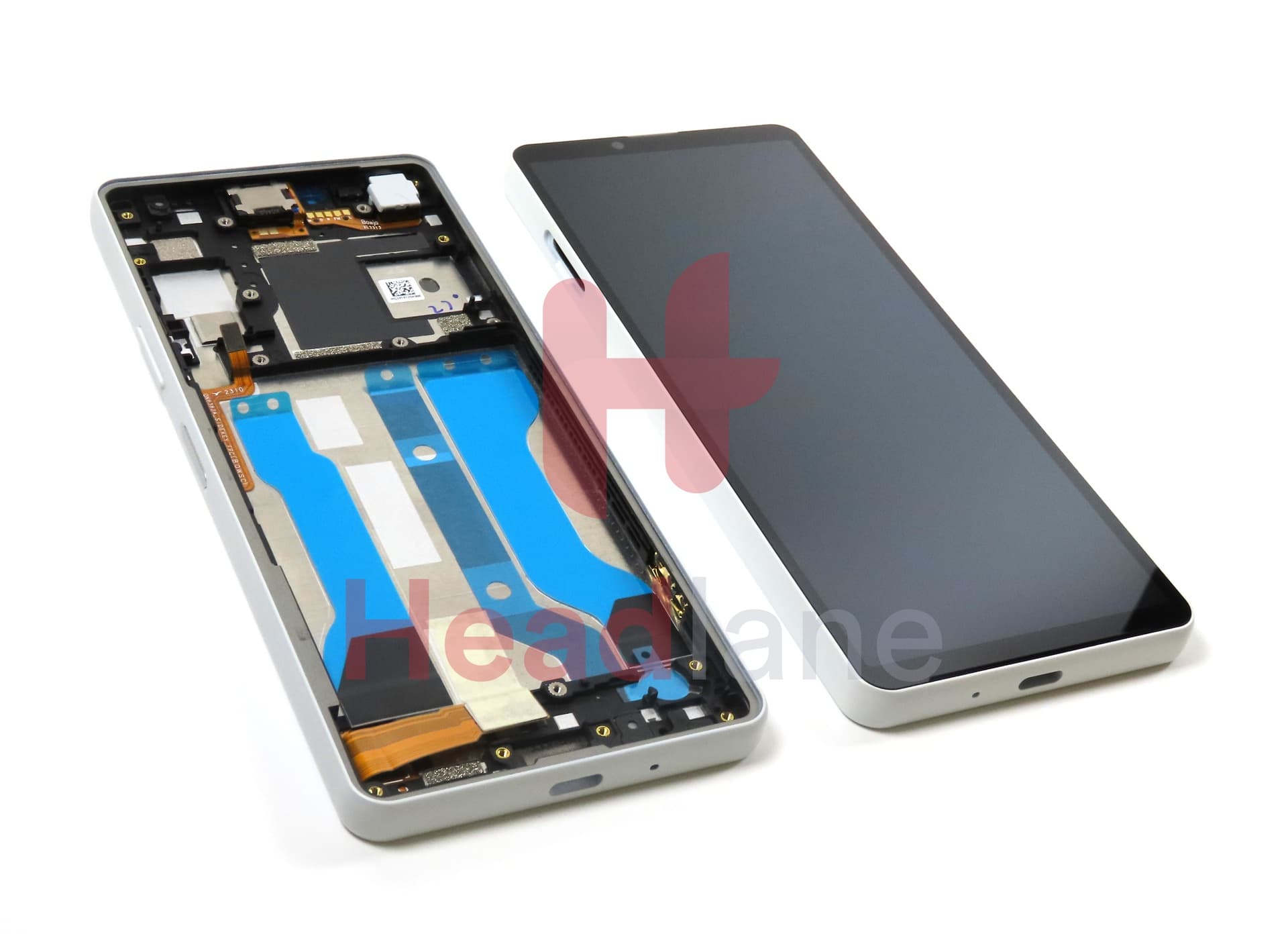 Sony XQ-DC54 Xperia 10 V LCD Display / Screen + Touch - White - view 3