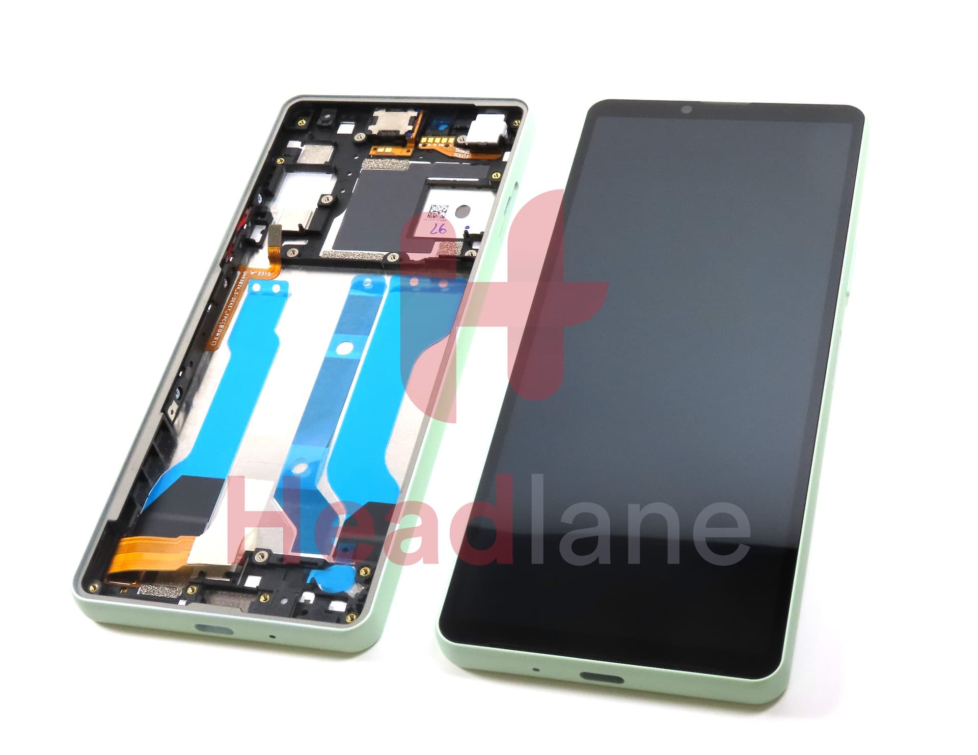 Sony XQ-DC54 Xperia 10 V LCD Display / Screen + Touch - Green - view 2