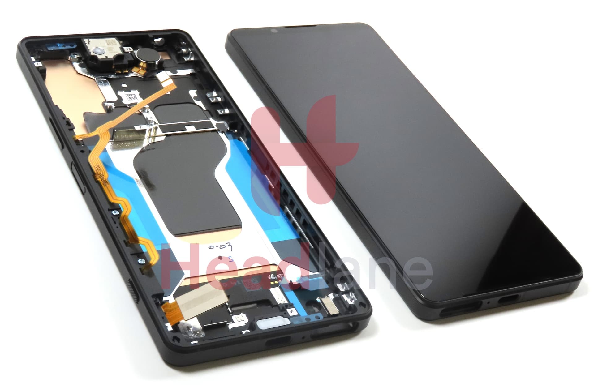 Sony XQ-DQ54 Xperia 1 V LCD Display / Screen + Touch - Black - view 3