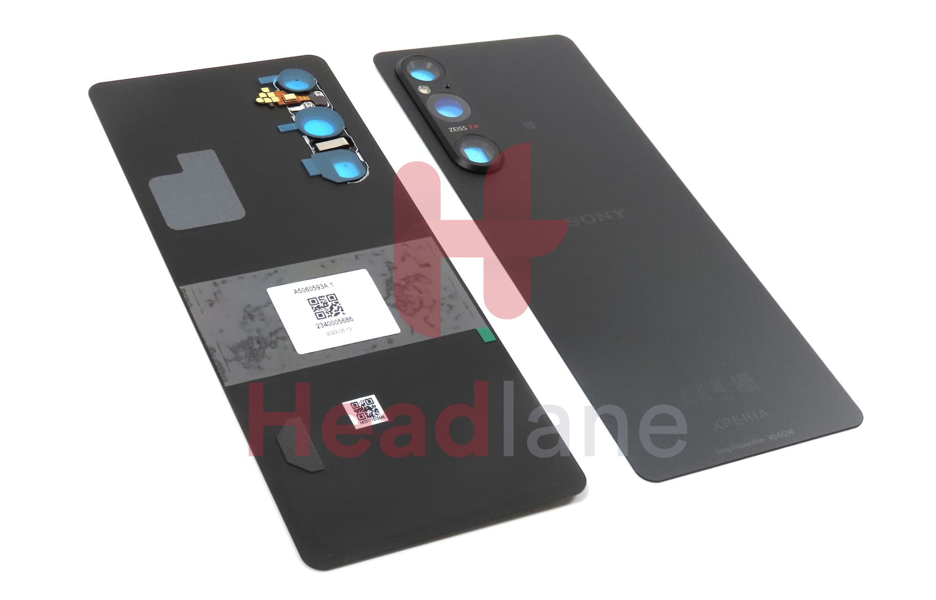 Sony XQ-DQ54 Xperia 1 V Back / Battery Cover - Black - view 3