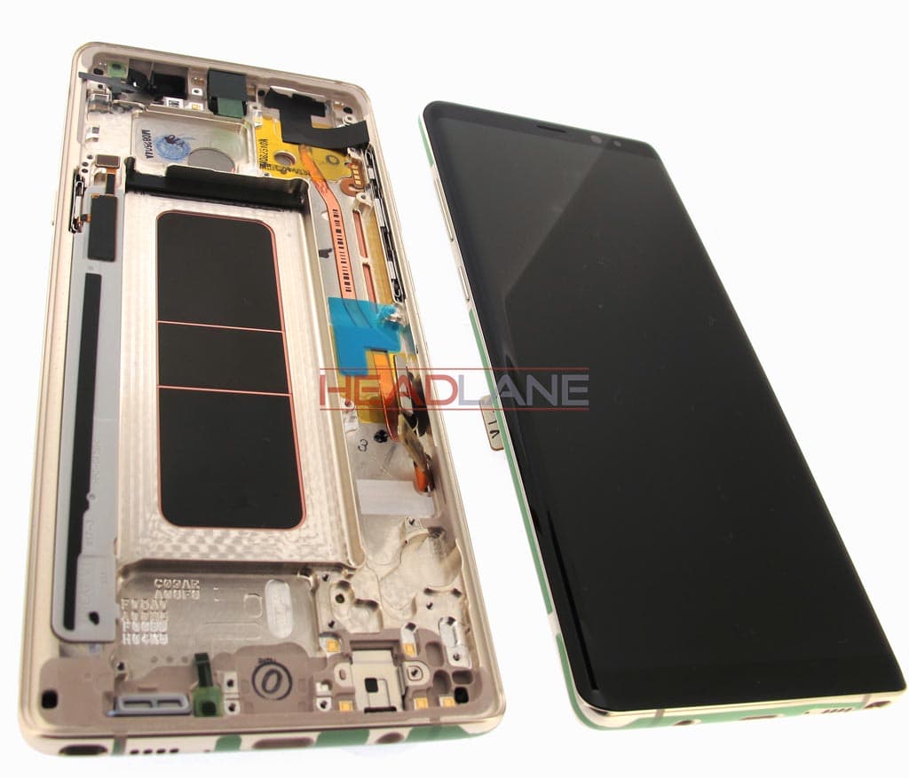 Samsung SM-N950 Galaxy Note 8 LCD Display / Screen + Touch - Gold - view 2