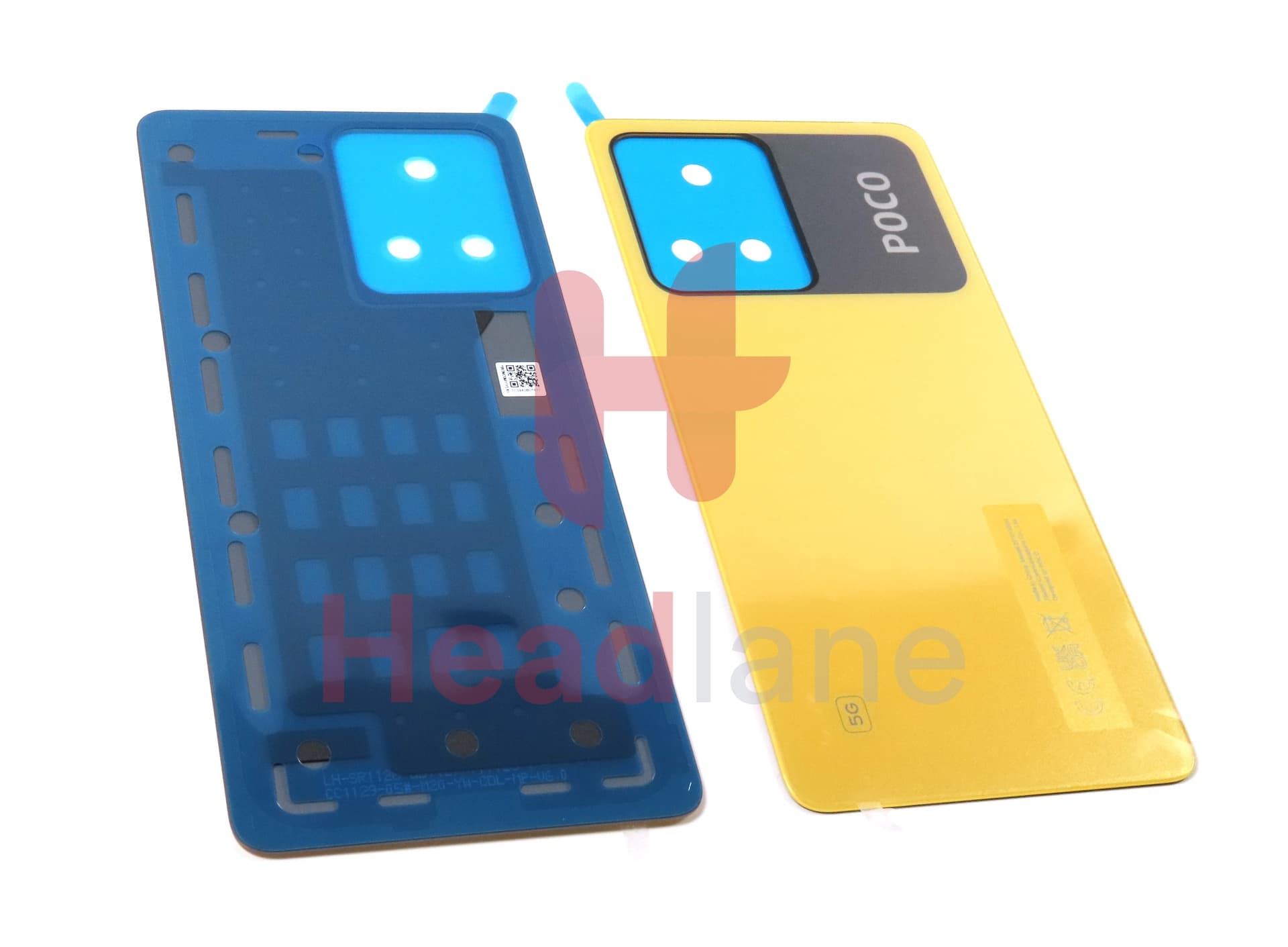 Xiaomi Poco X5 Pro 5G Back / Battery Cover - Yellow - view 3