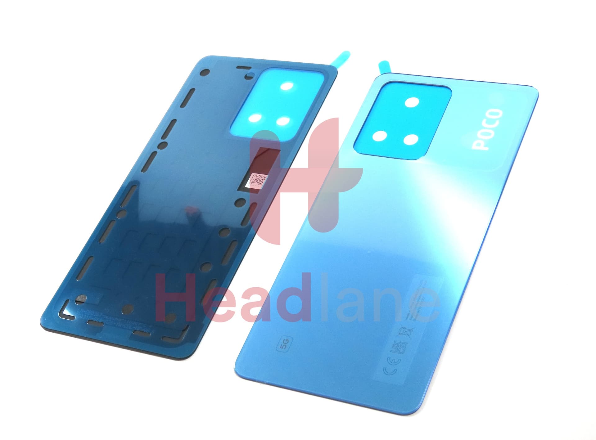 Xiaomi Poco X5 Pro 5G Back / Battery Cover - Blue - view 2