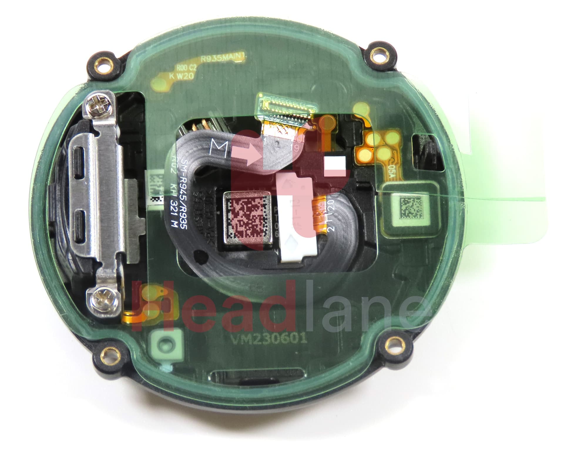 Samsung SM-R935 Galaxy Watch6 40mm (LTE) Back / Battery Cover - Black - view 2