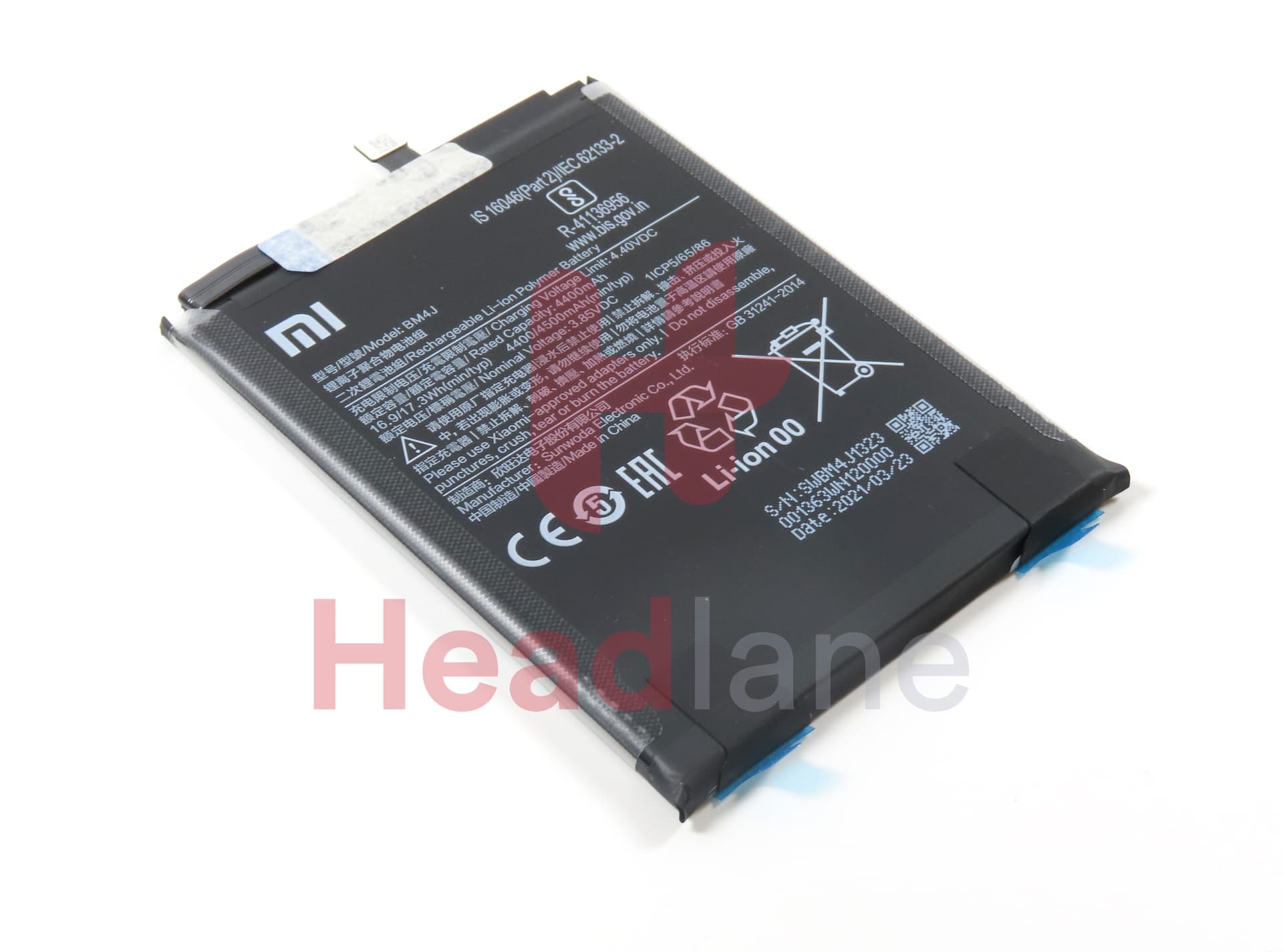 Xiaomi Redmi Note 8 Pro BM4J 4500mAh Internal Battery - view 3