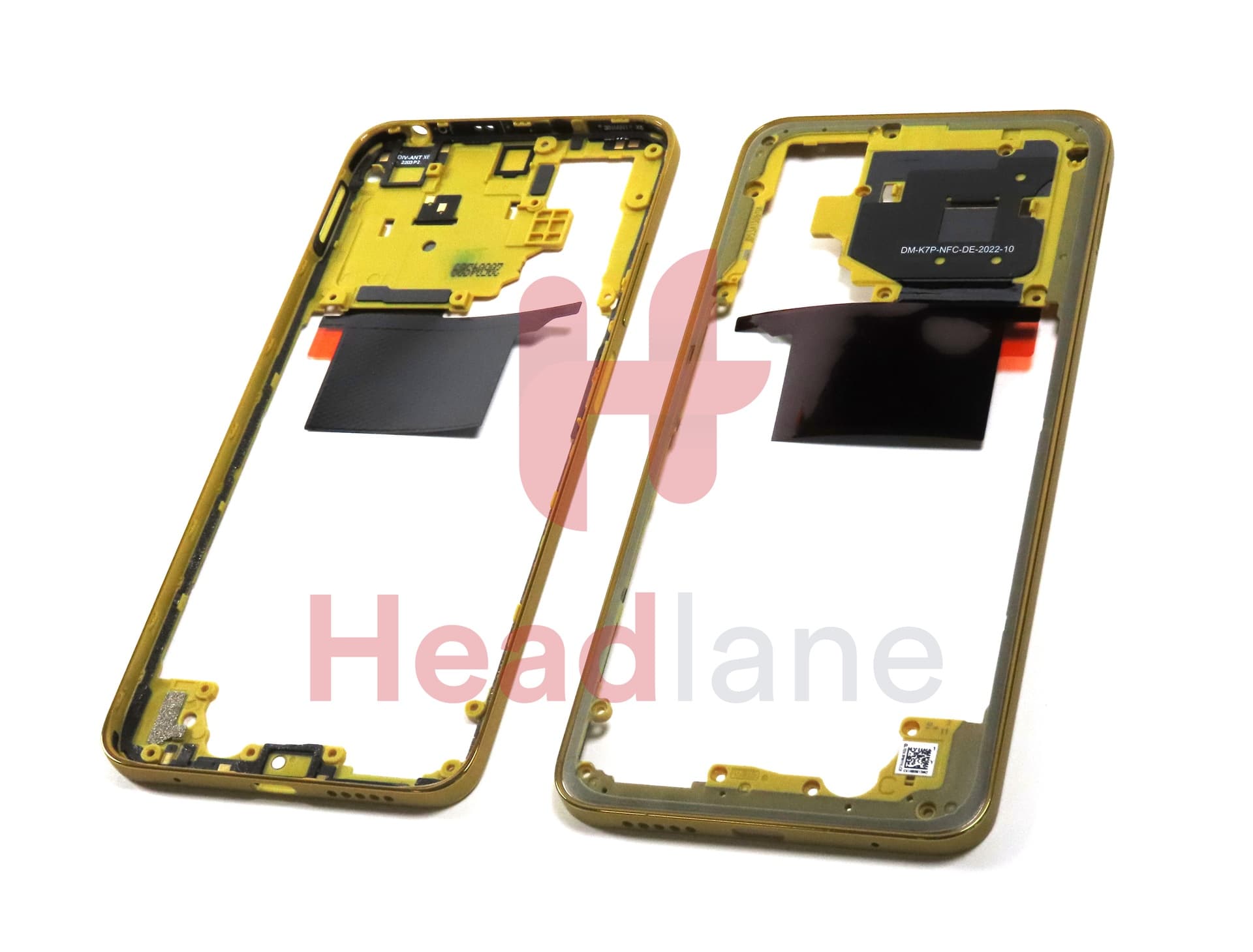 Xiaomi Poco M4 Pro 4G Middle Cover / Chassis - Yellow - view 2