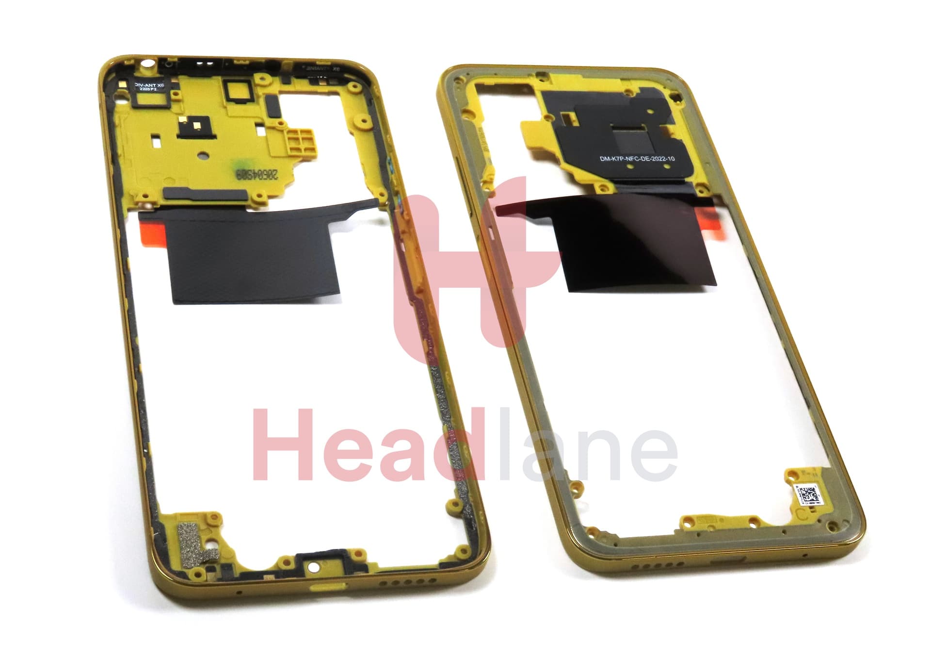 Xiaomi Poco M4 Pro 4G Middle Cover / Chassis - Yellow - view 3