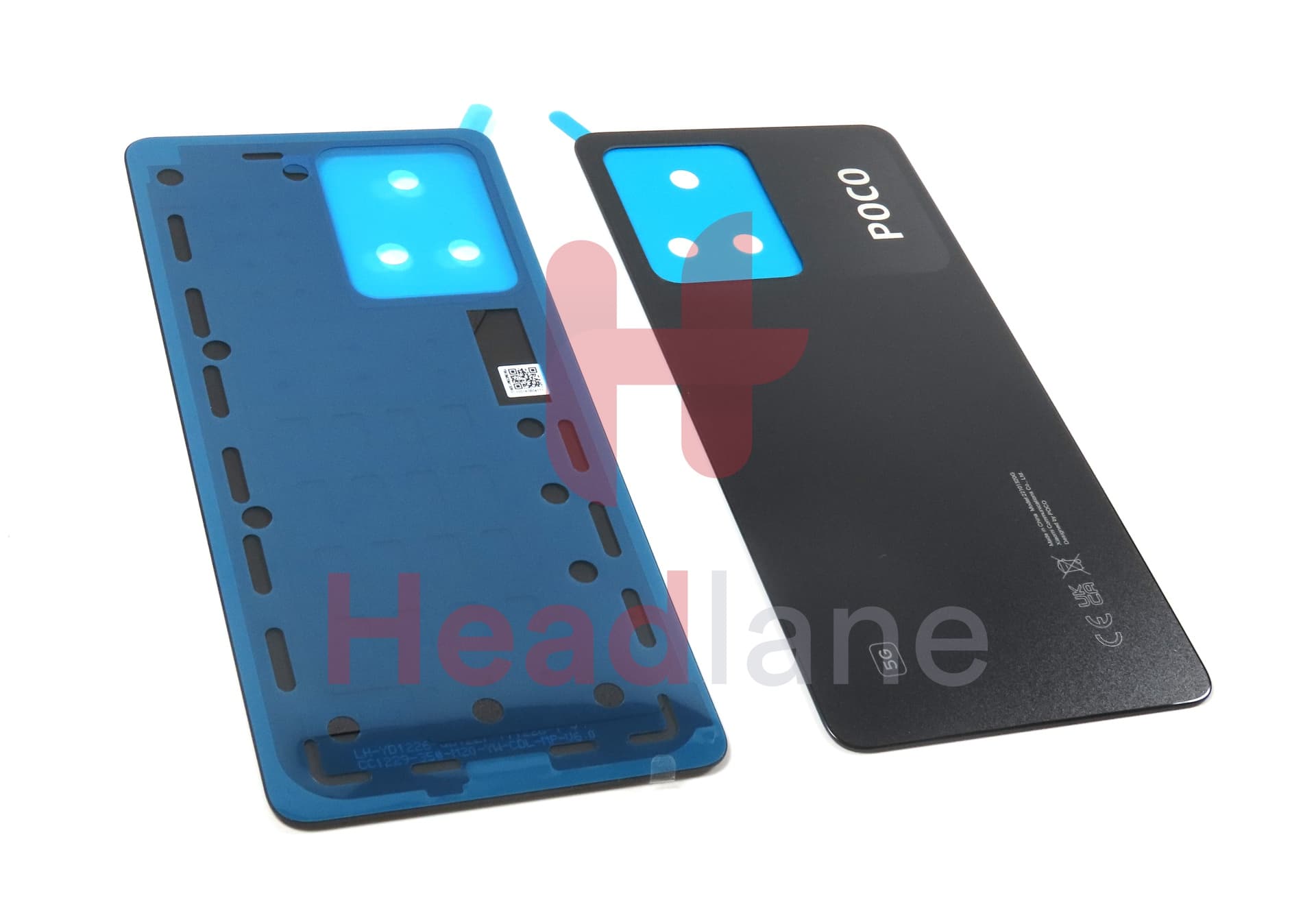 Xiaomi Poco X5 Pro 5G Back / Battery Cover - Black - view 3