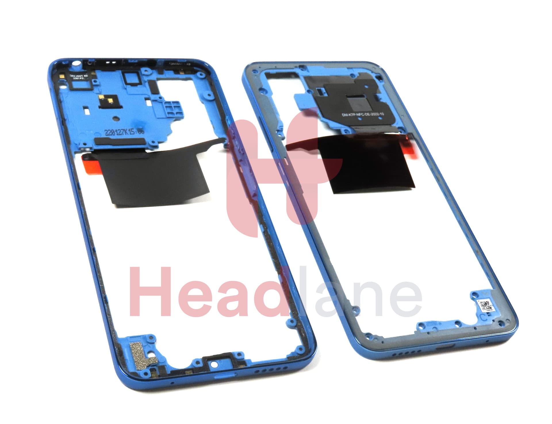 Xiaomi Poco M4 Pro 4G Middle Cover / Chassis - Blue - view 3