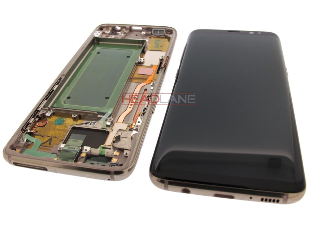 Samsung SM-G950 Galaxy S8 LCD Display / Screen + Touch - Gold - view 2