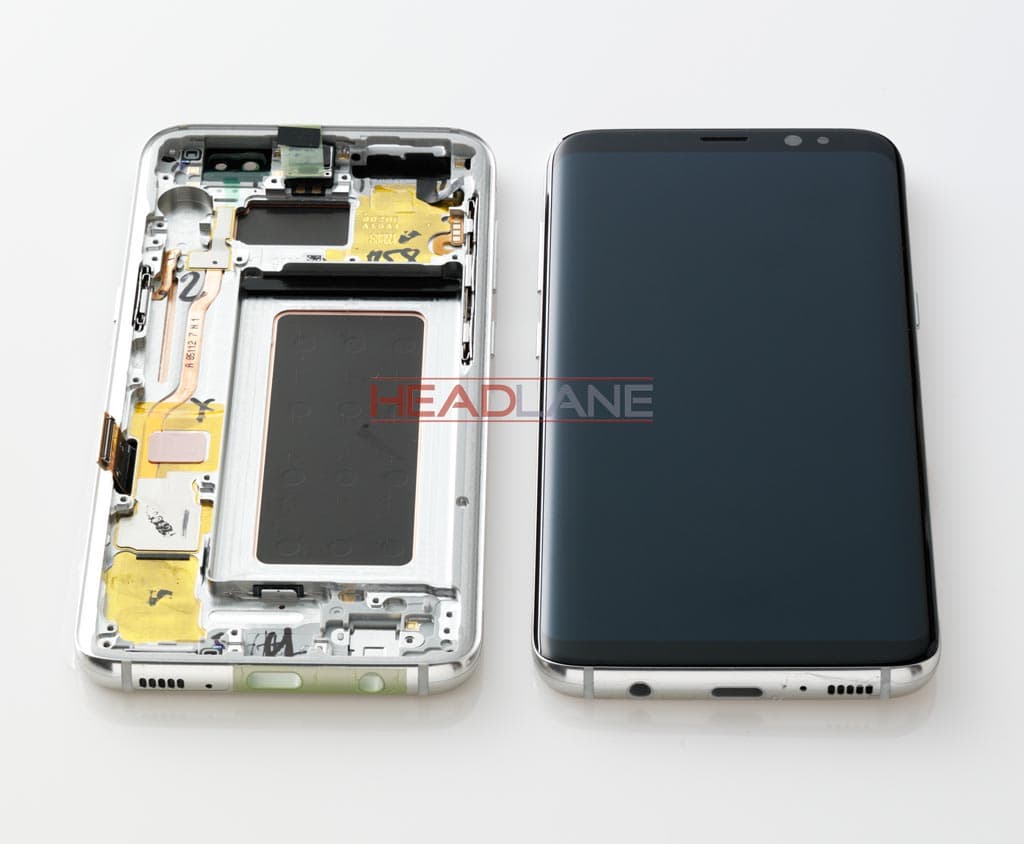Samsung SM-G950 Galaxy S8 LCD Display / Screen + Touch - Silver - view 2