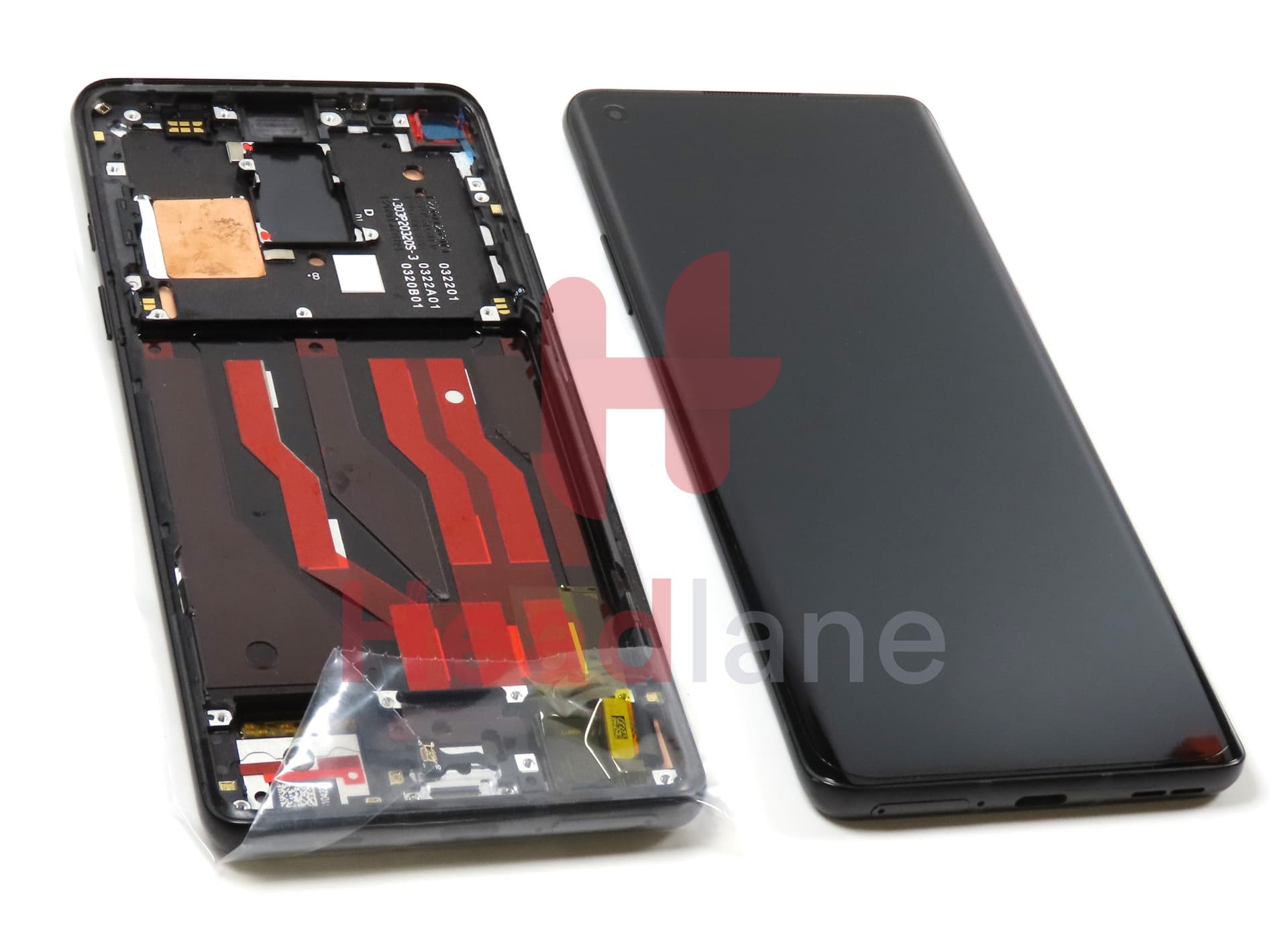 OnePlus 8 LCD Display / Screen + Touch - Onyx Black - view 3