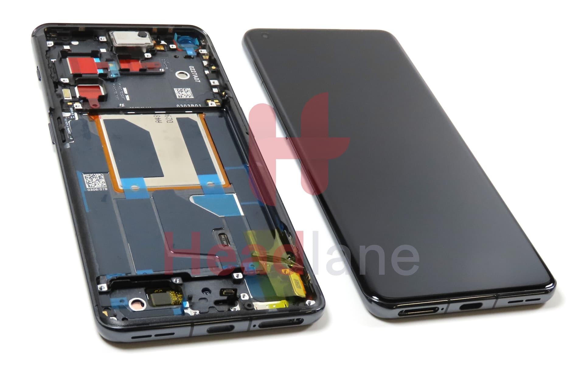 OnePlus 11 5G LCD Display / Screen + Touch - Black - view 2