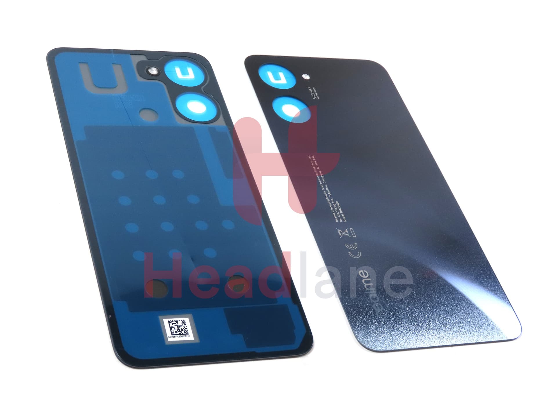 Realme RMX3630 10 Back / Battery Cover - Black - view 3