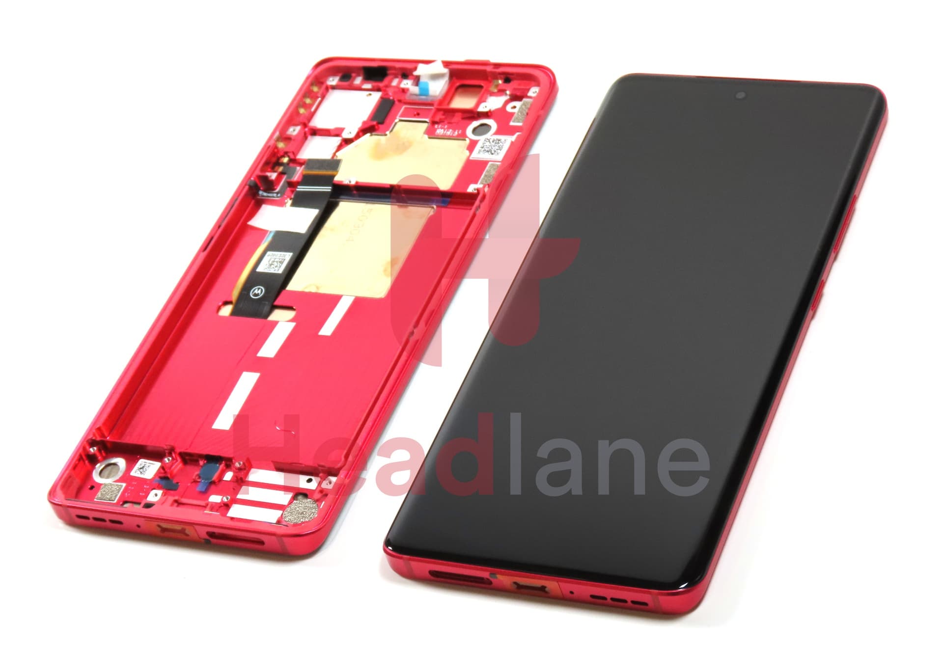 Motorola XT2243 Edge 30 Fusion LCD Display / Screen + Touch - Red - view 2