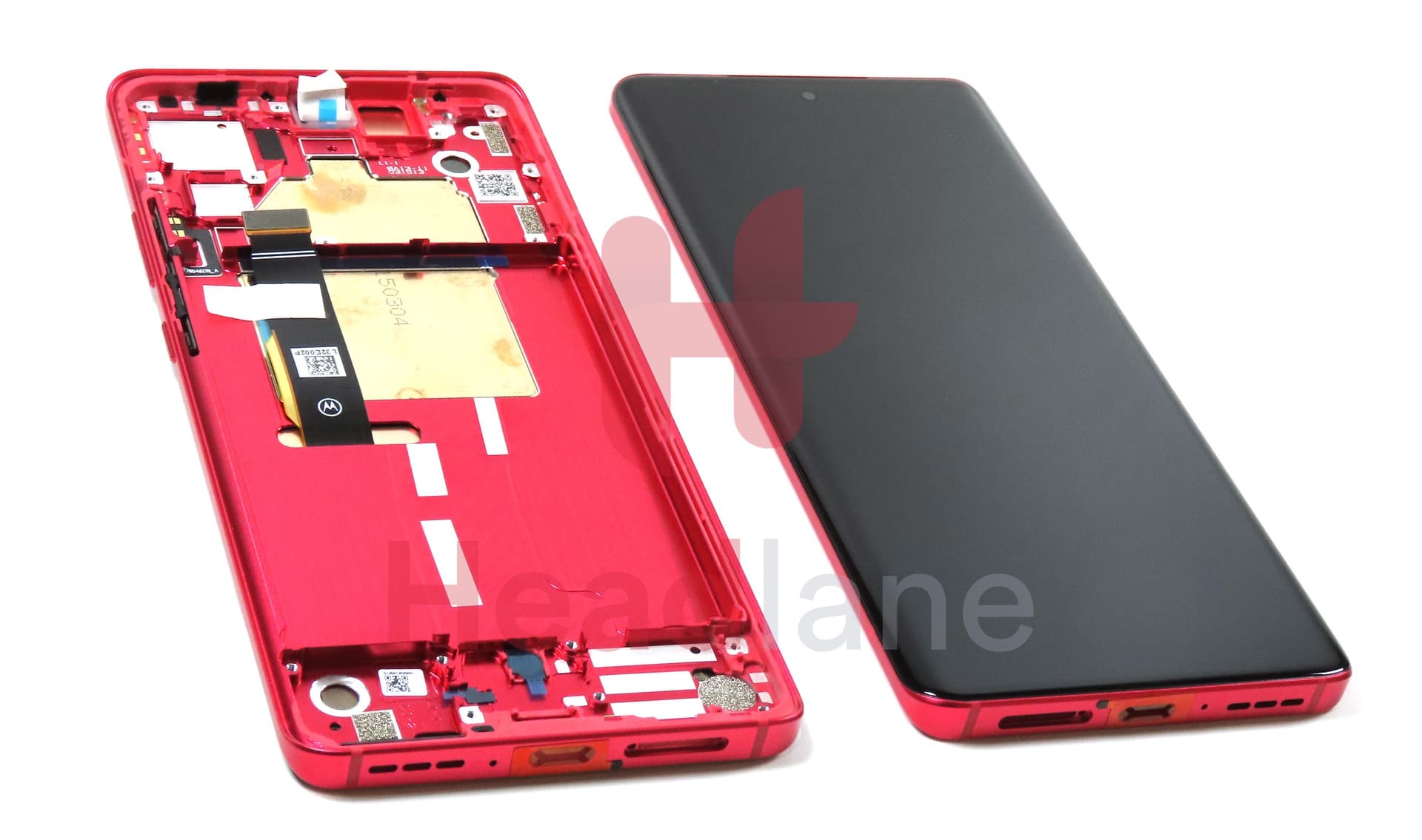 Motorola XT2243 Edge 30 Fusion LCD Display / Screen + Touch - Red - view 3