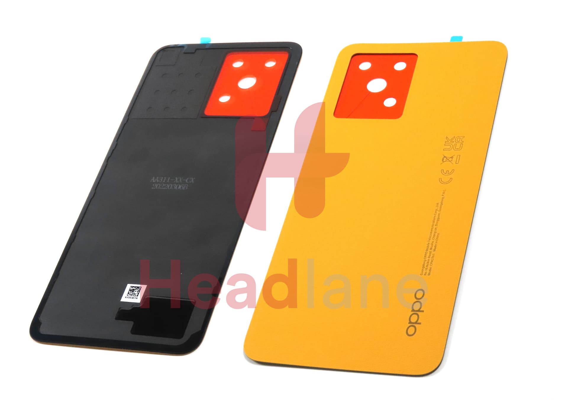 Oppo CPH2363 Reno7 Back / Battery Cover - Yellow - view 2