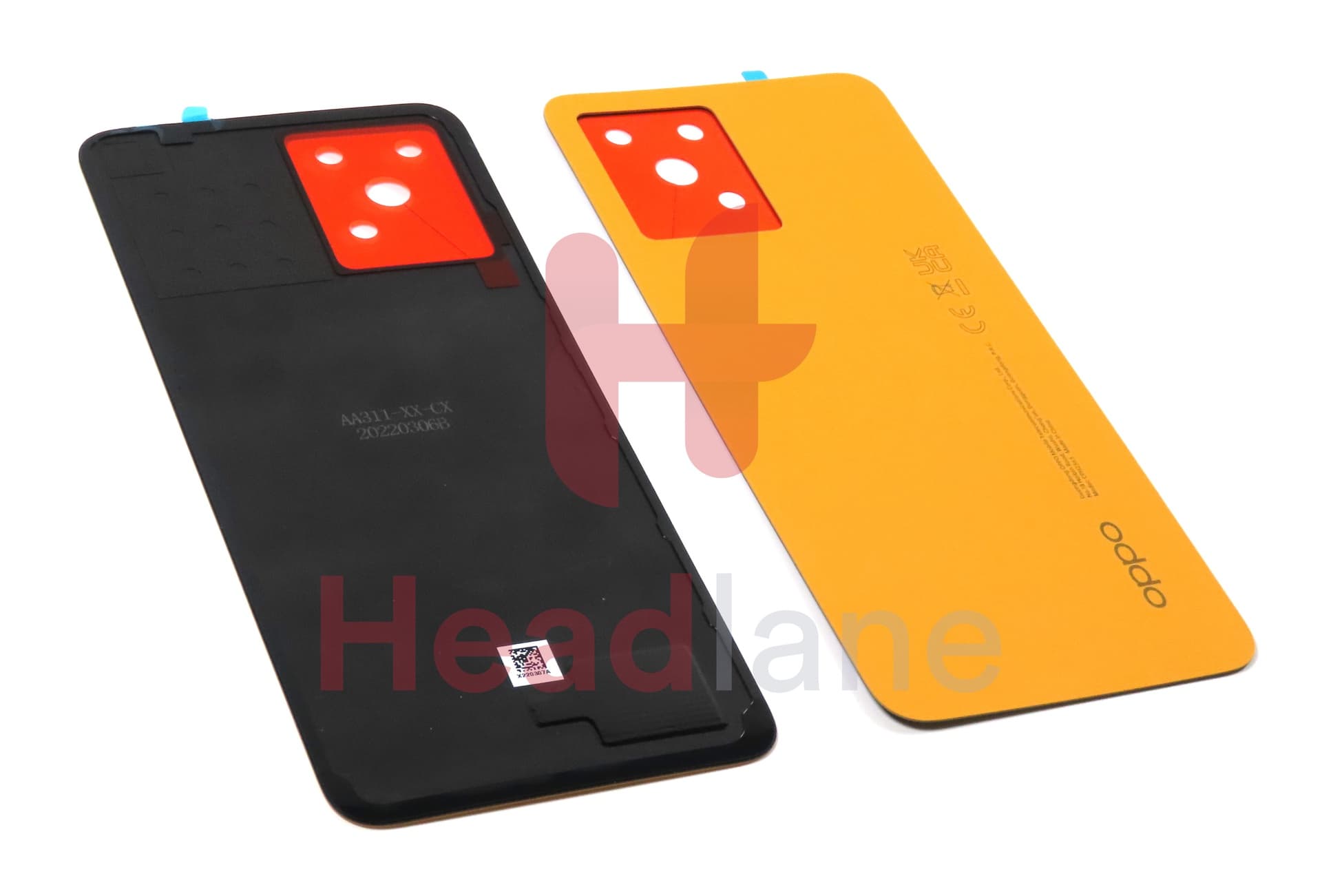 Oppo CPH2363 Reno7 Back / Battery Cover - Yellow - view 3