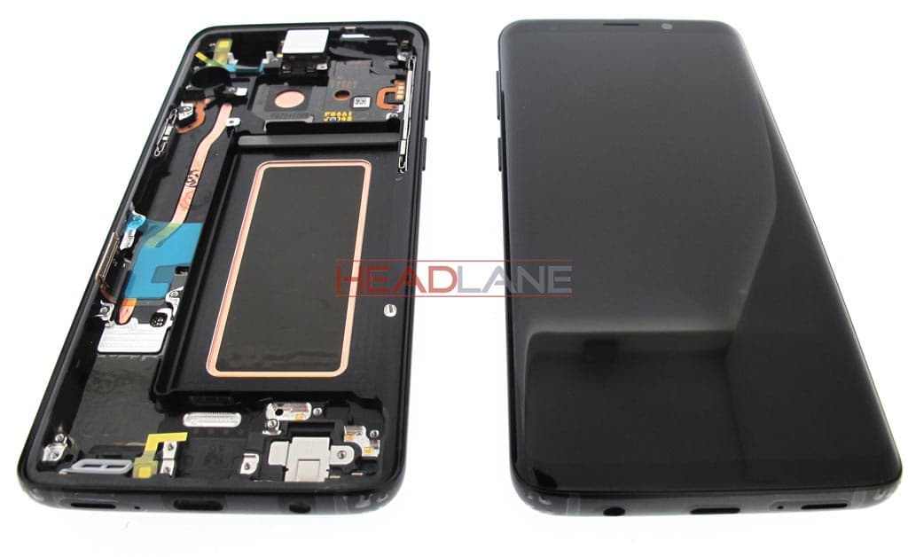 Samsung SM-G960F Galaxy S9 LCD Display / Screen + Touch - Black - view 2