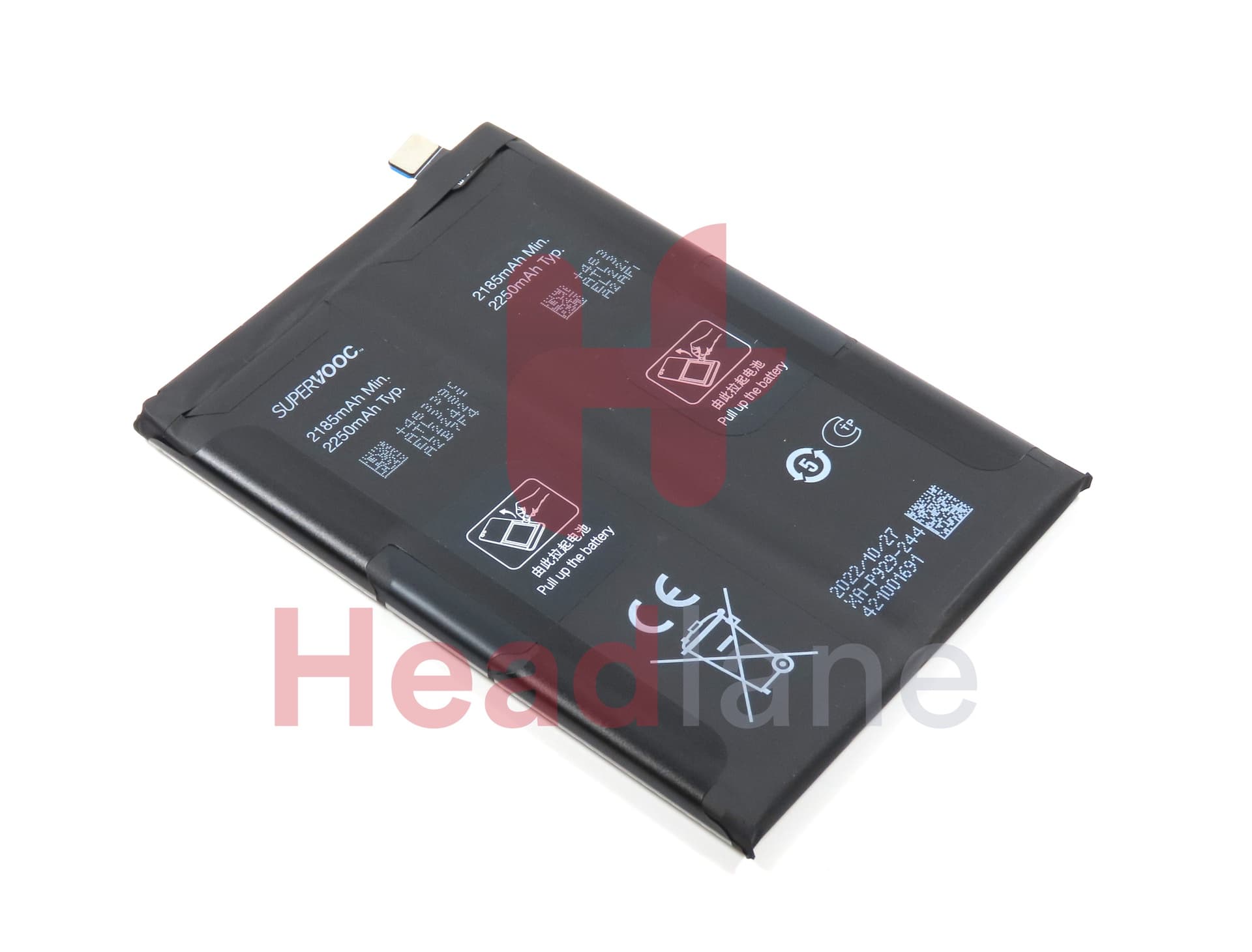 Oppo CPH2357 PFZM10 Reno8 Pro / Reno8 Pro+ BLP929 Internal Battery - view 2