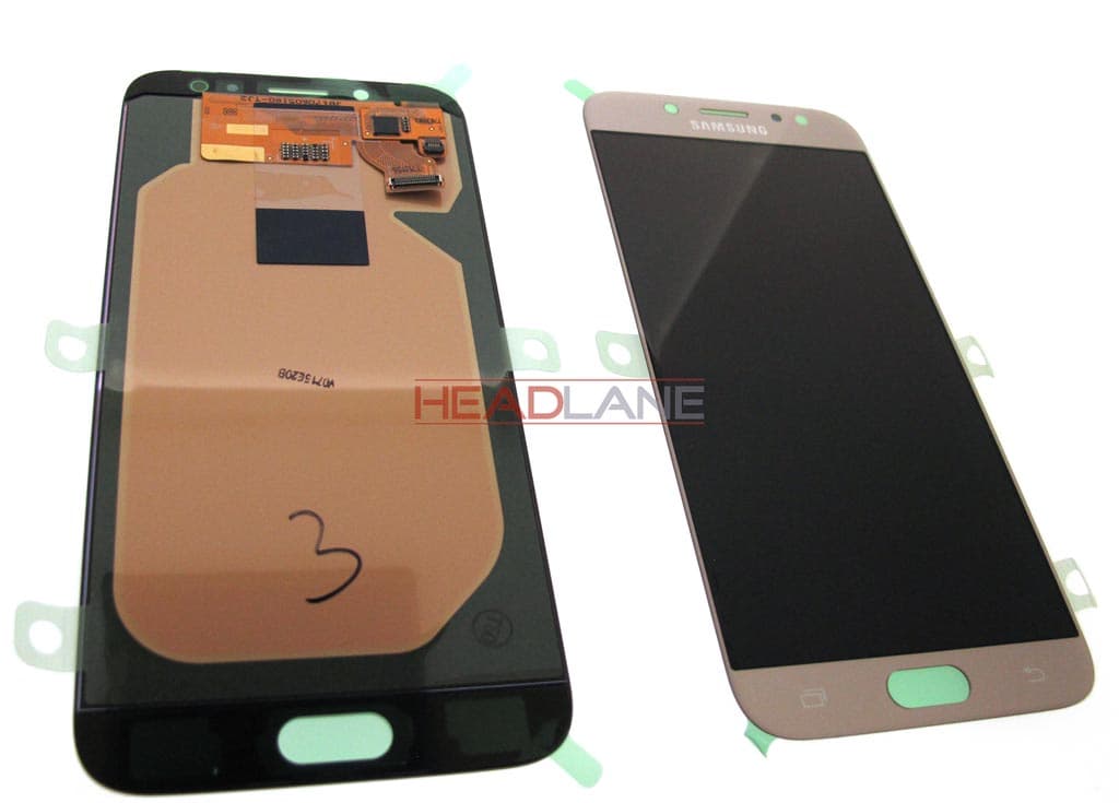 Samsung SM-J730 Galaxy J7 (2017) LCD Display / Screen + Touch - Gold - view 2