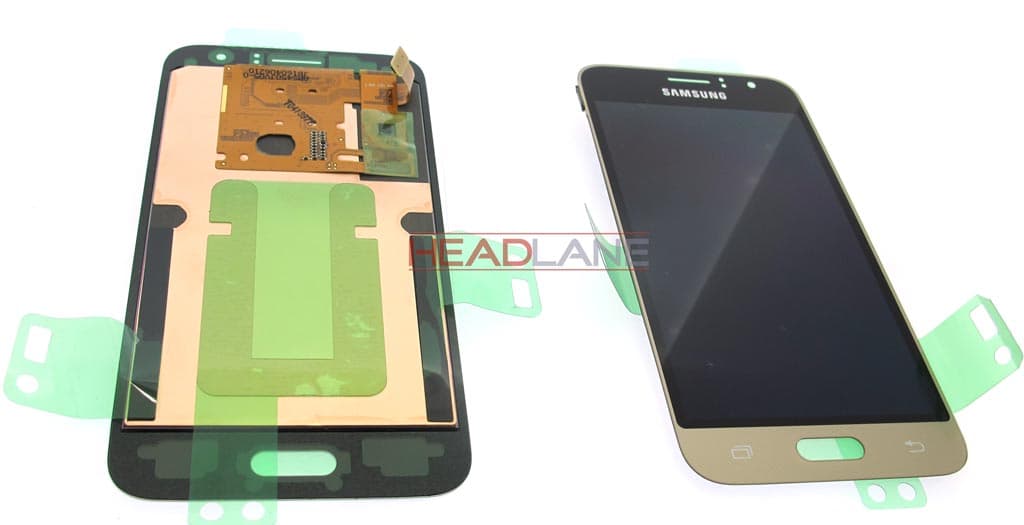 Samsung SM-J120 Galaxy J1 (2016) LCD Display / Screen + Touch - Gold - view 2