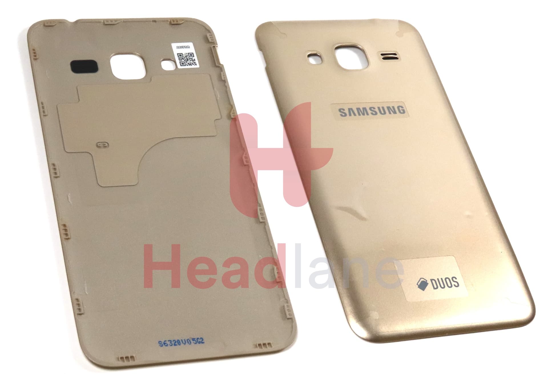 Samsung SM-J320F Galaxy J3 (2016) Back / Battery Cover - Gold (DUOS) - view 2