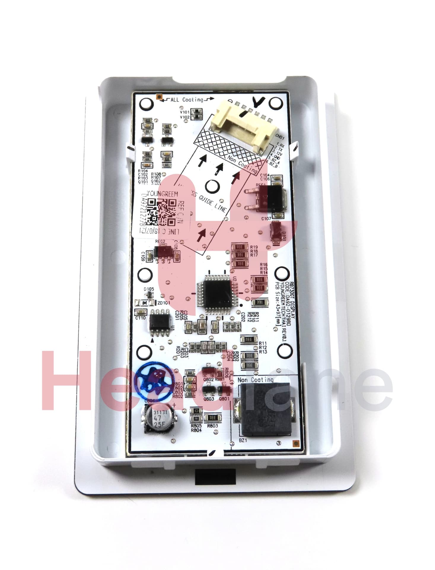 Samsung COVER CONTROL; RB7300T FRIDGE (SILVER) - view 4