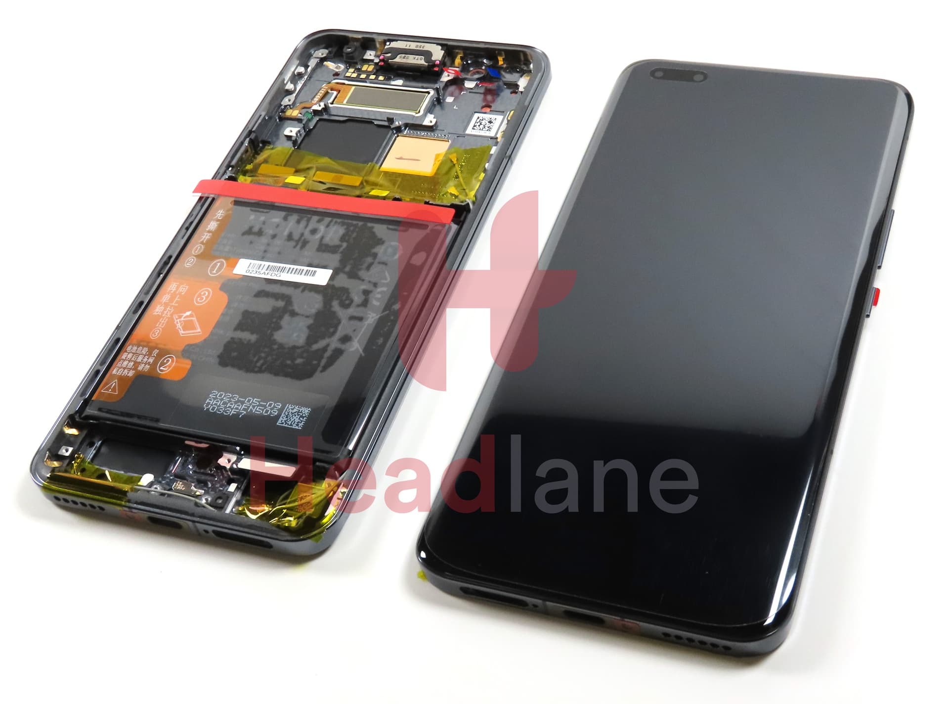 Honor Magic5 Pro LCD Display / Screen + Touch + Battery - Black - view 3