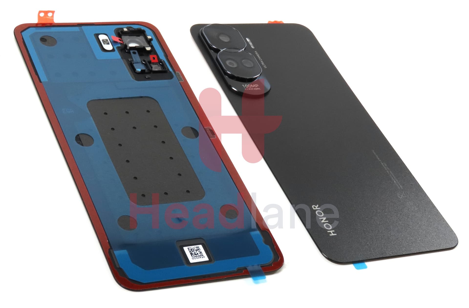 Honor 90 Lite Back / Battery Cover - Black - view 3