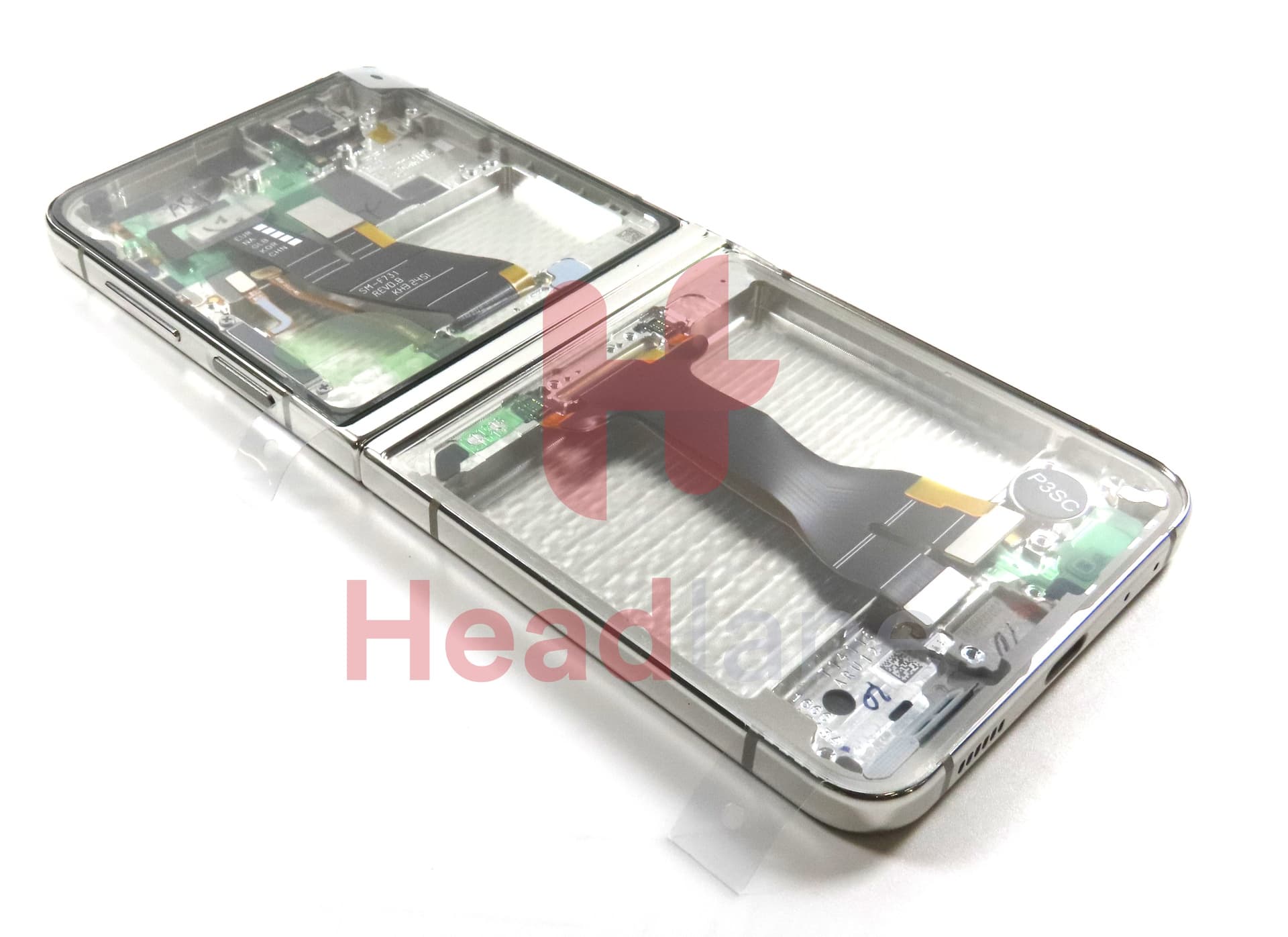 Samsung SM-F731 Galaxy Z Flip5 5G LCD Display / Screen + Touch - Cream - view 3