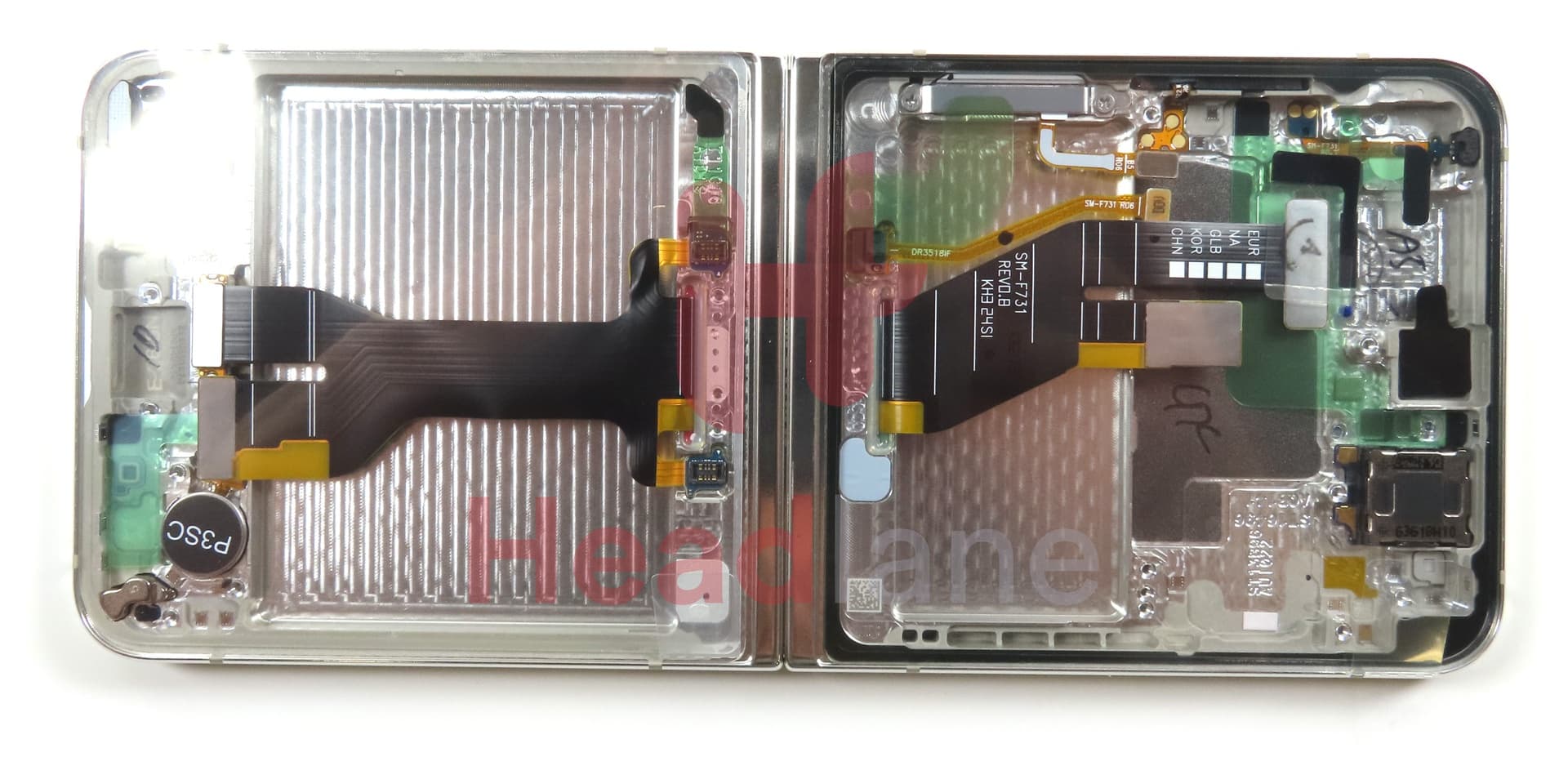 Samsung SM-F731 Galaxy Z Flip5 5G LCD Display / Screen + Touch - Cream - view 4