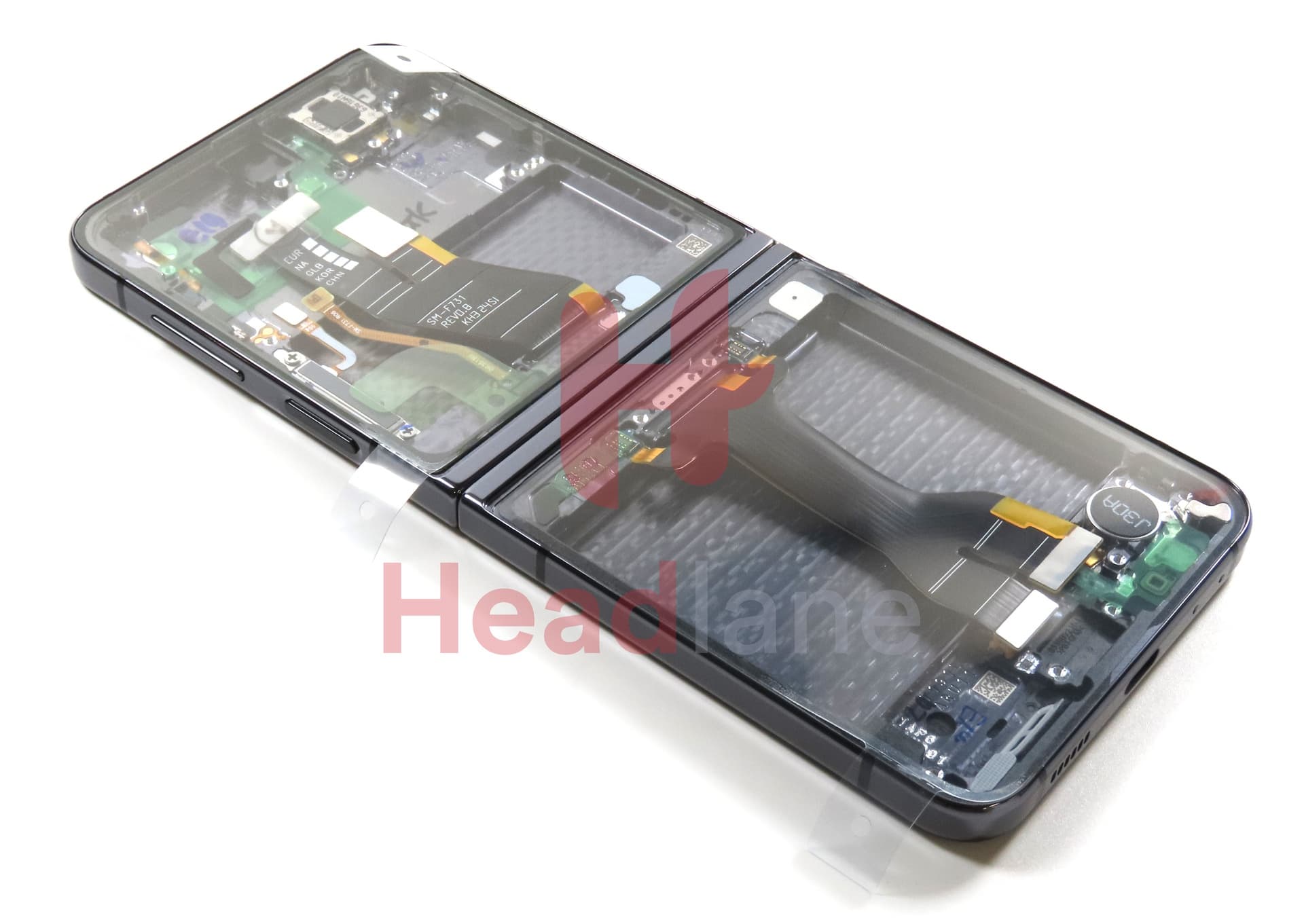 Samsung SM-F731 Galaxy Z Flip5 5G LCD Display / Screen + Touch - Graphite - view 3