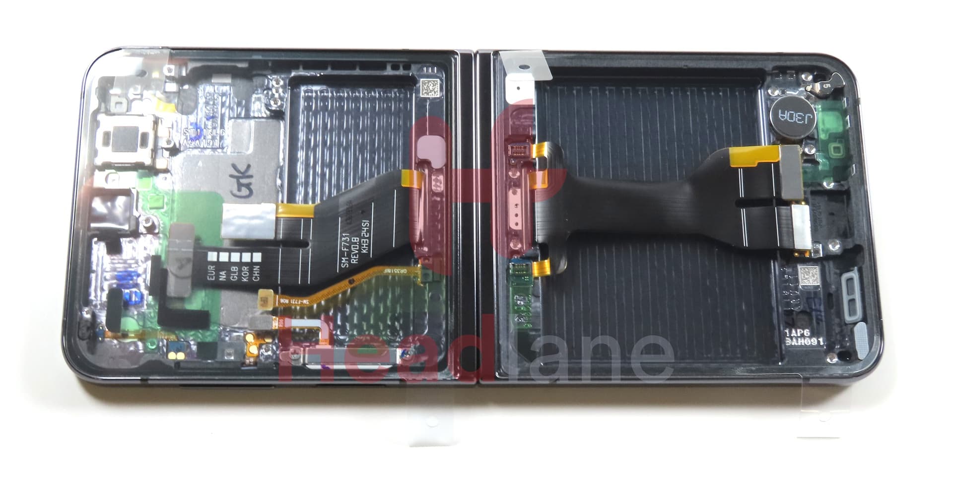 Samsung SM-F731 Galaxy Z Flip5 5G LCD Display / Screen + Touch - Graphite - view 4