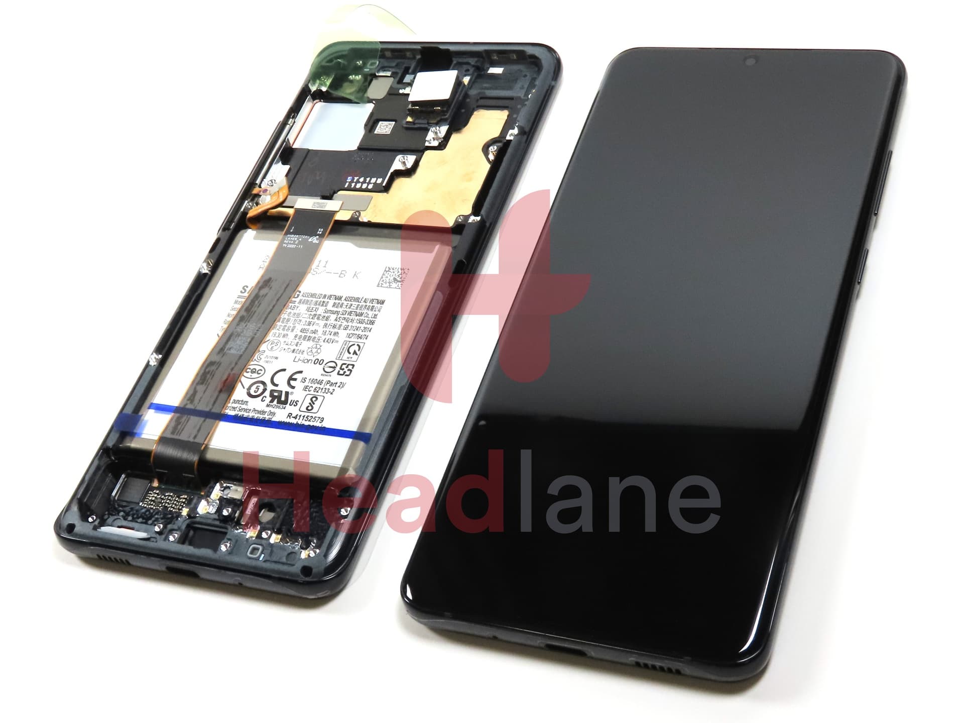 Samsung SM-G988 Galaxy S20 Ultra LCD Display / Screen + Touch + Battery - Black (No Camera) - view 2