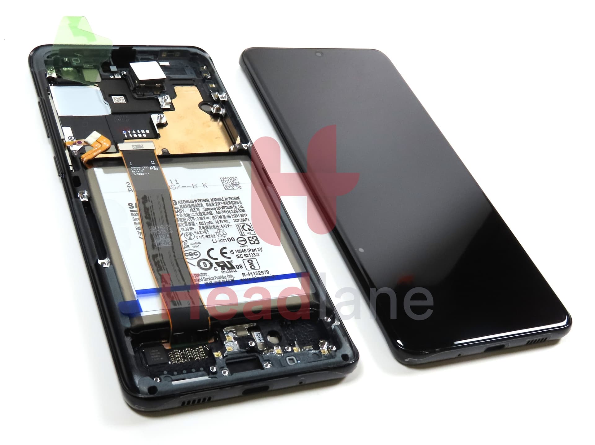 Samsung SM-G988 Galaxy S20 Ultra LCD Display / Screen + Touch + Battery - Black (No Camera) - view 3