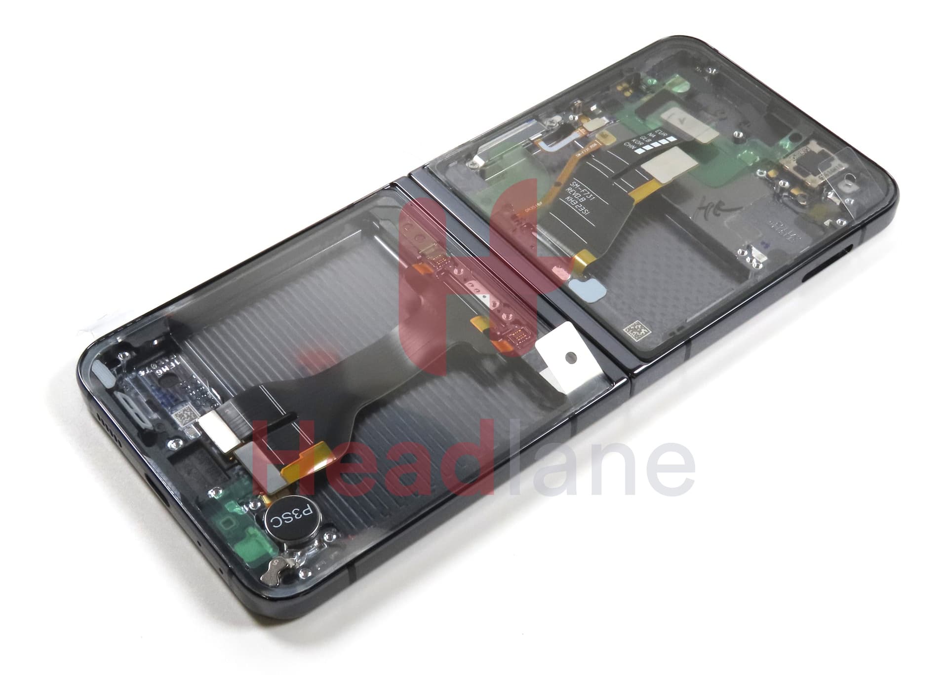 Samsung SM-F731 Galaxy Z Flip5 5G LCD Display / Screen + Touch - Graphite - view 2