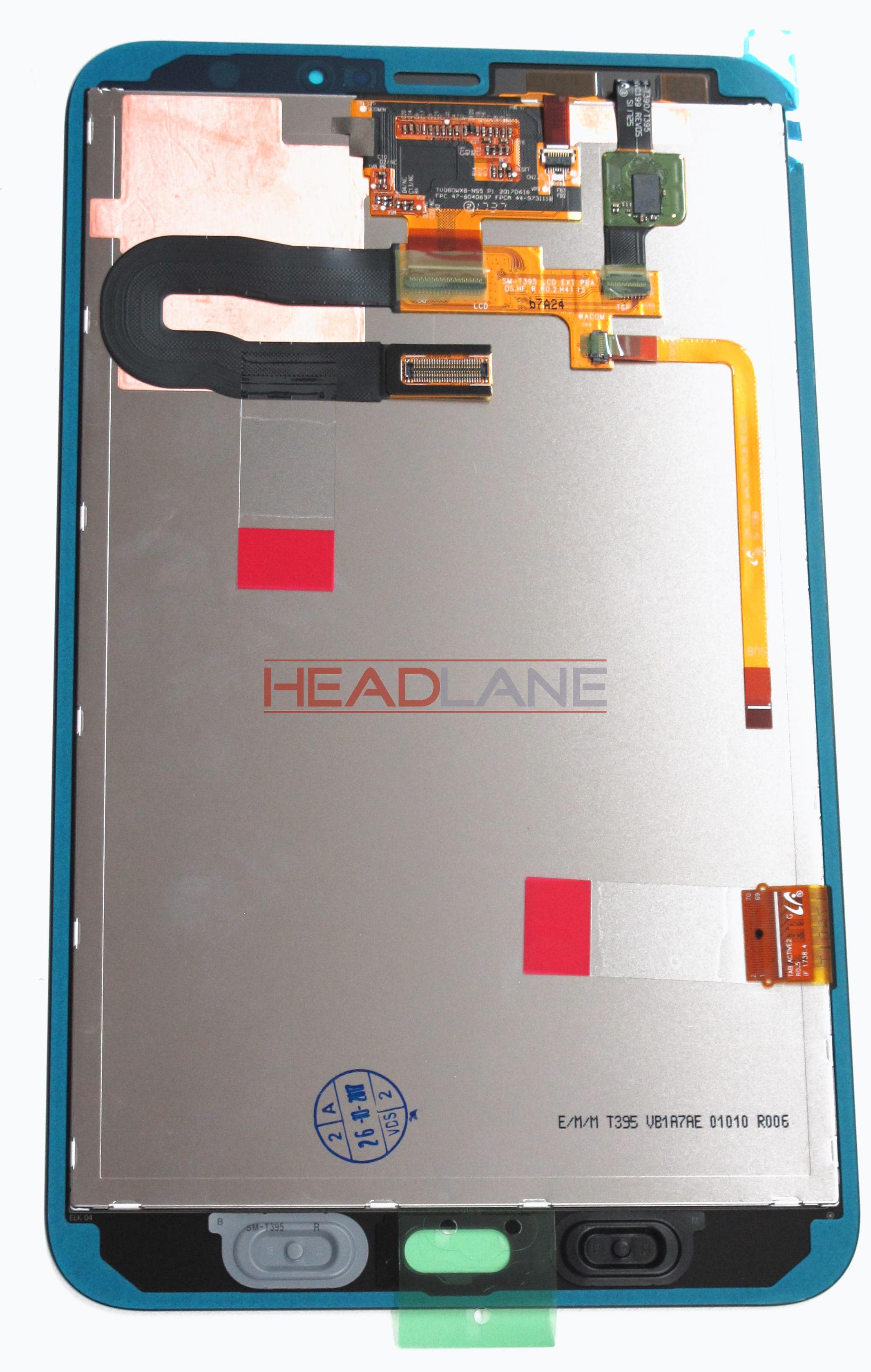 Samsung SM-T390 Galaxy Tab Active2 (WiFi) LCD Display / Screen + Touch - Black - view 2