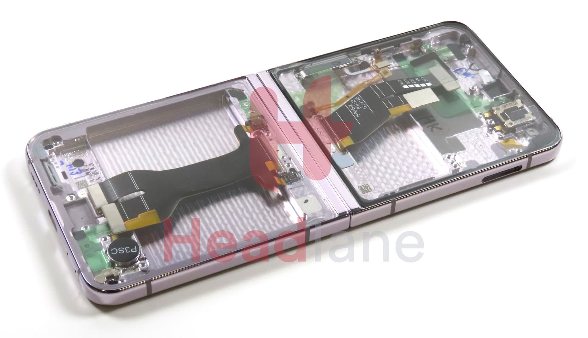 Samsung SM-F731 Galaxy Z Flip5 5G LCD Display / Screen + Touch - Lavender - view 2