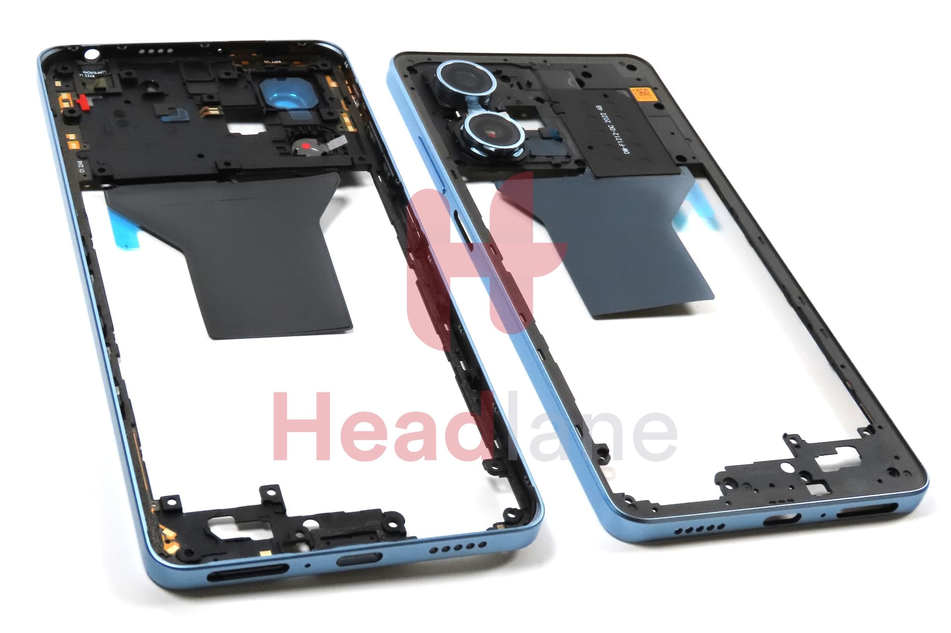 Xiaomi Poco X5 Pro 5G Middle Cover / Chassis - Blue - view 3