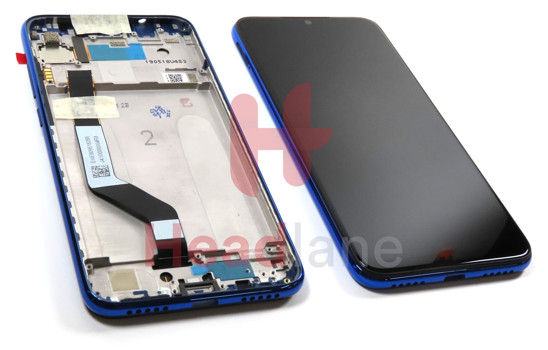 Xiaomi Redmi Note 7 LCD Display / Screen + Touch - Blue - view 2