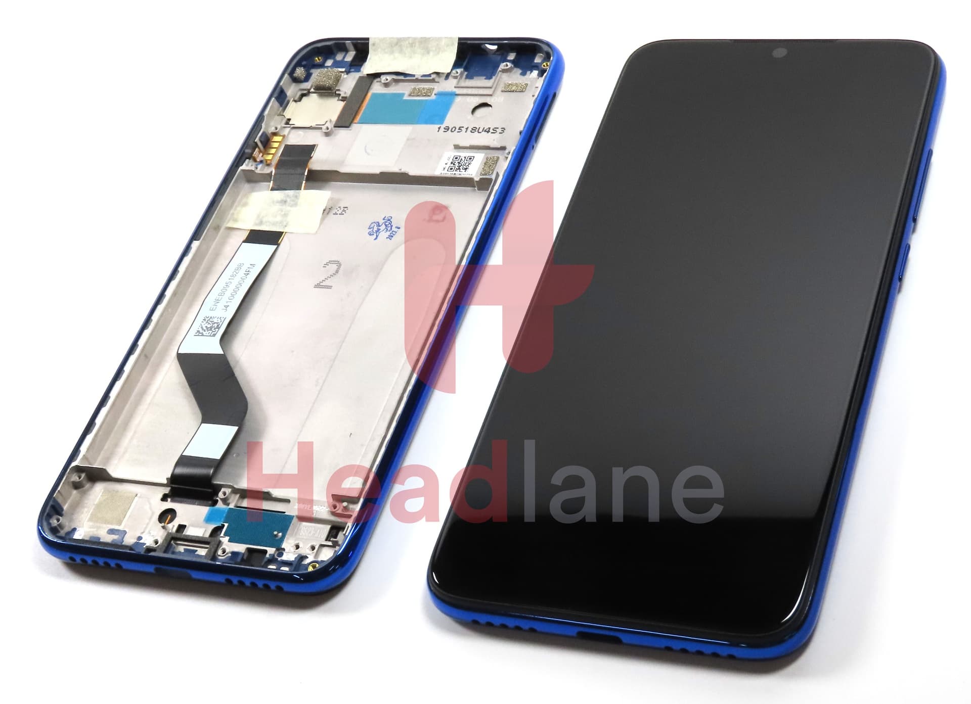 Xiaomi Redmi Note 7 LCD Display / Screen + Touch - Blue - view 3