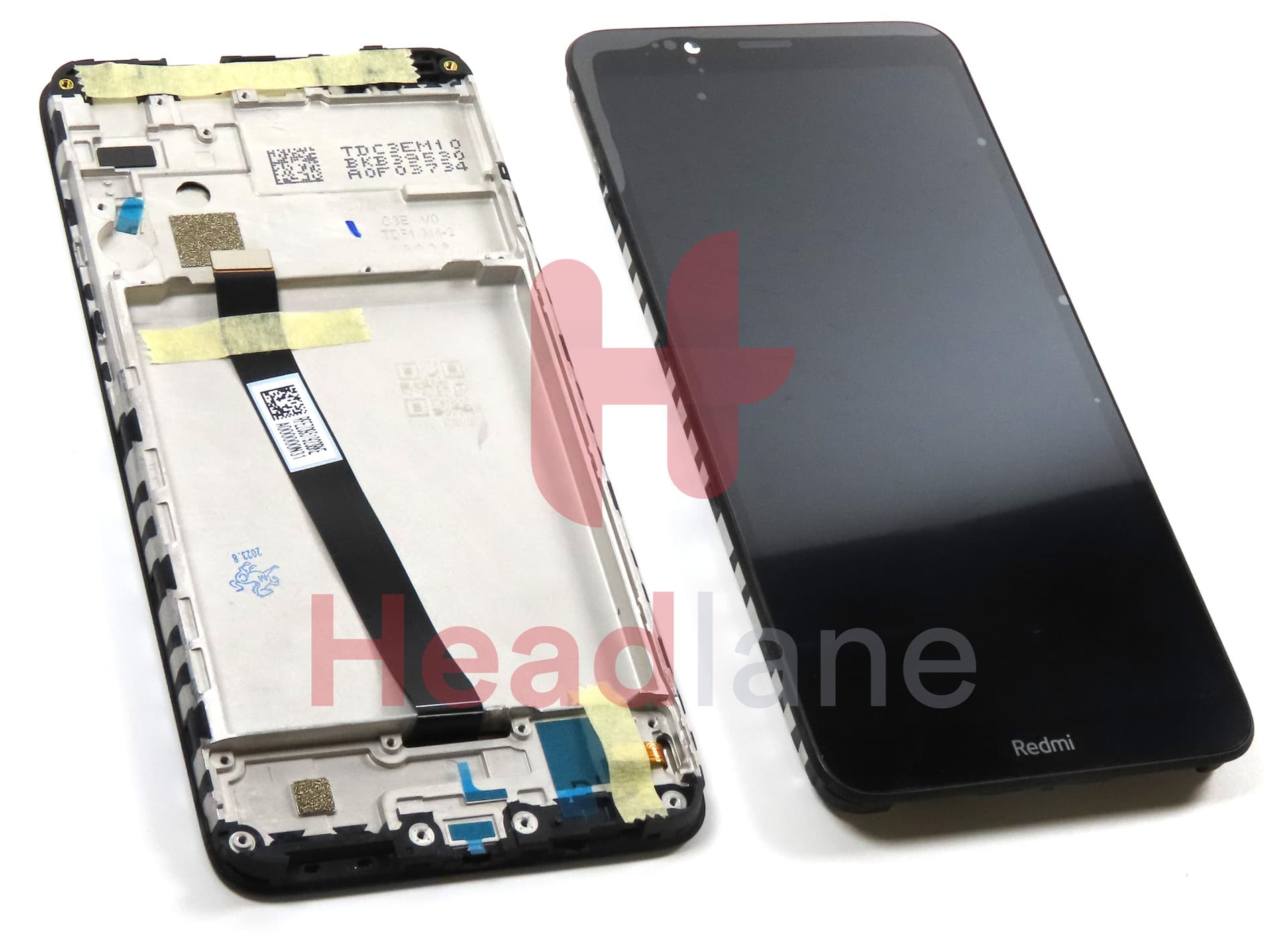 Xiaomi Redmi 7A LCD Display / Screen + Touch - Black - view 3