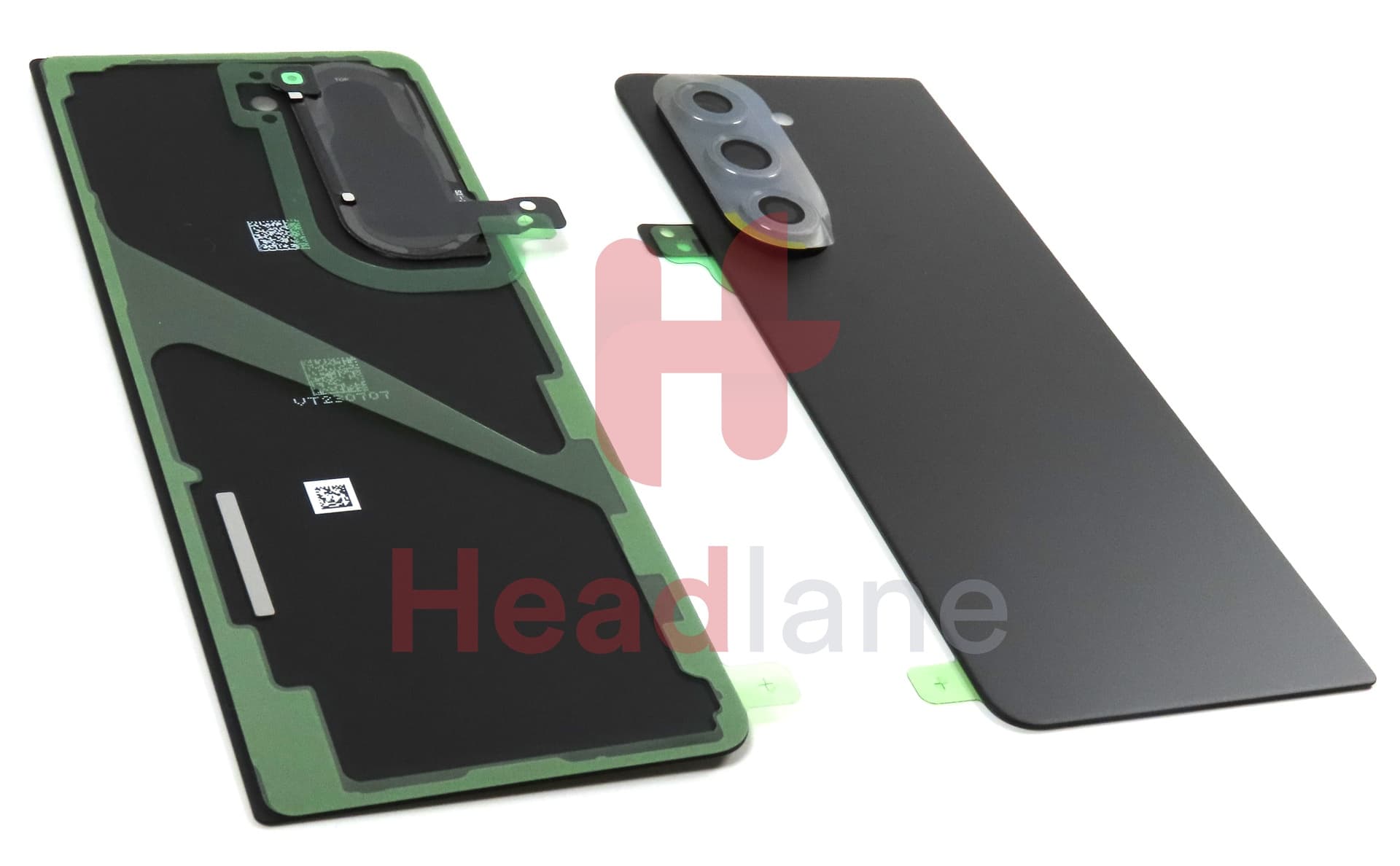 Samsung SM-F946 Galaxy Z Fold5 5G Back / Battery Cover - Phantom Black (No Printing) - view 3