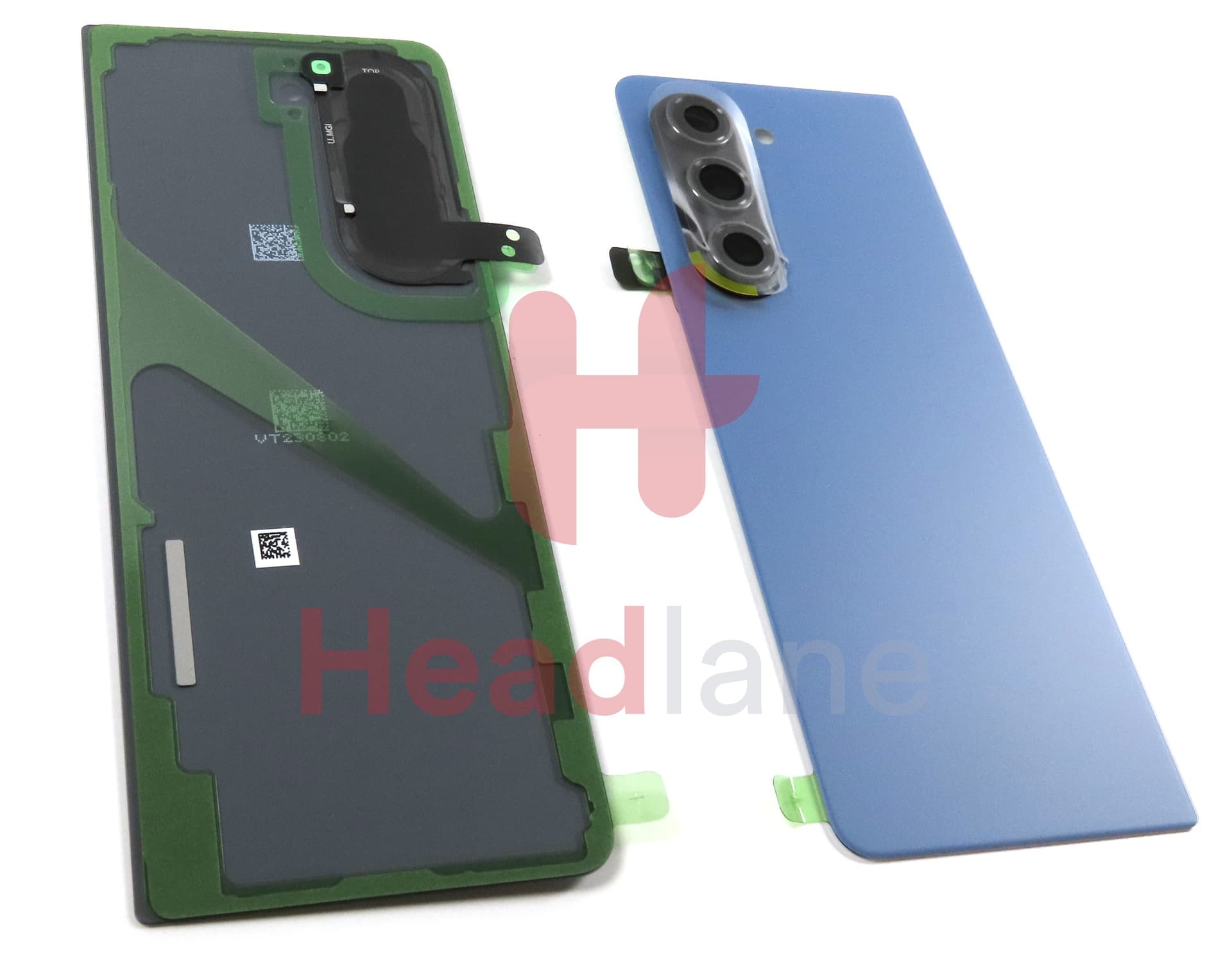 Samsung SM-F946 Galaxy Z Fold5 5G Back / Battery Cover - Blue (No Printing) - view 3