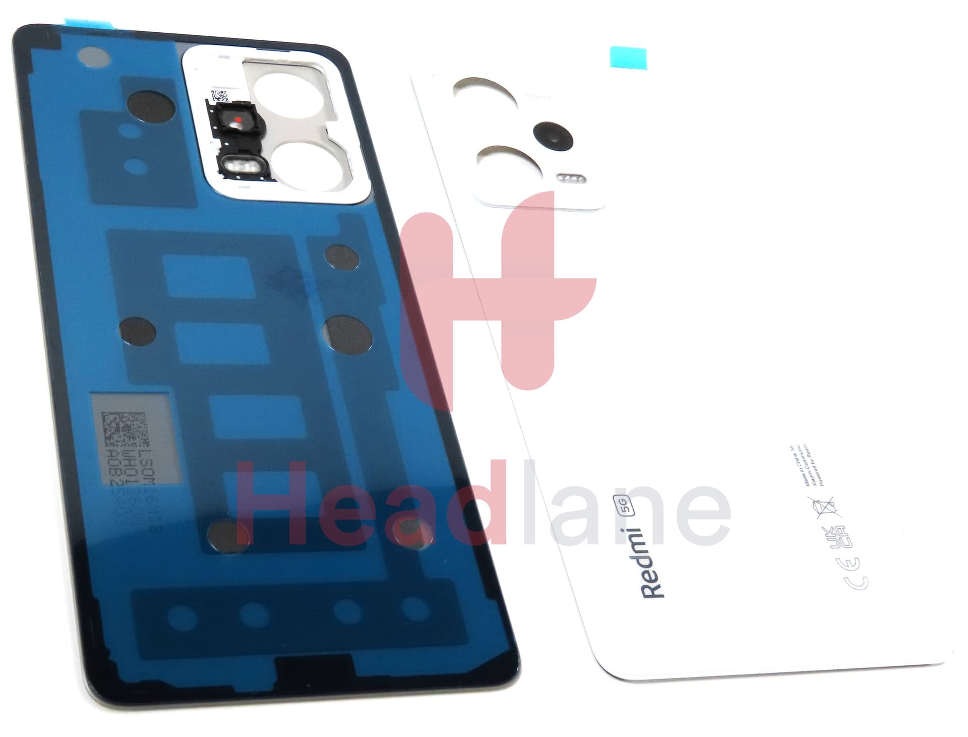 Xiaomi Redmi Note 12 Pro 5G Back / Battery Cover - White - view 3