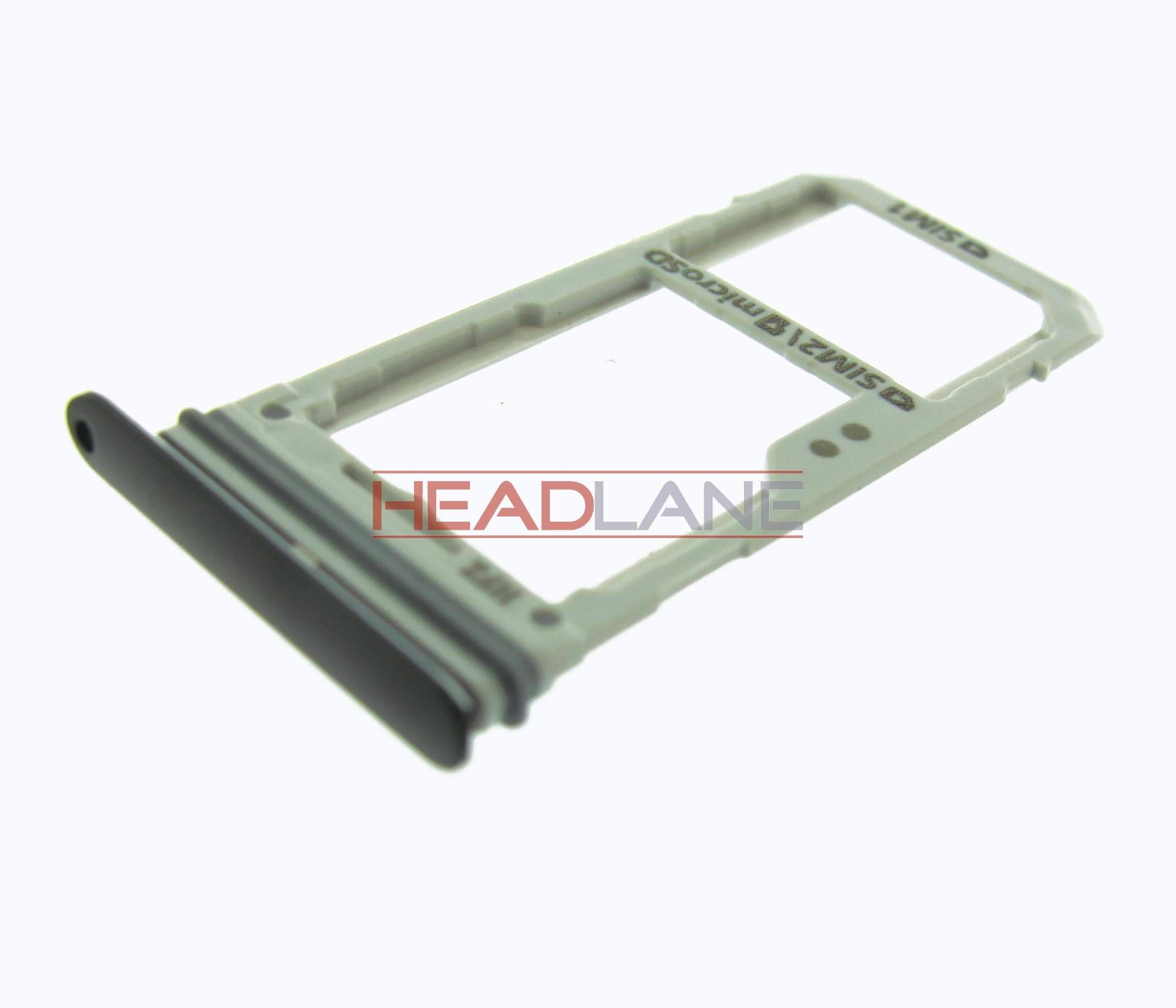 Samsung SM-G955FD Galaxy S8+ SIM Card Tray (Dual SIM) - Black - view 2