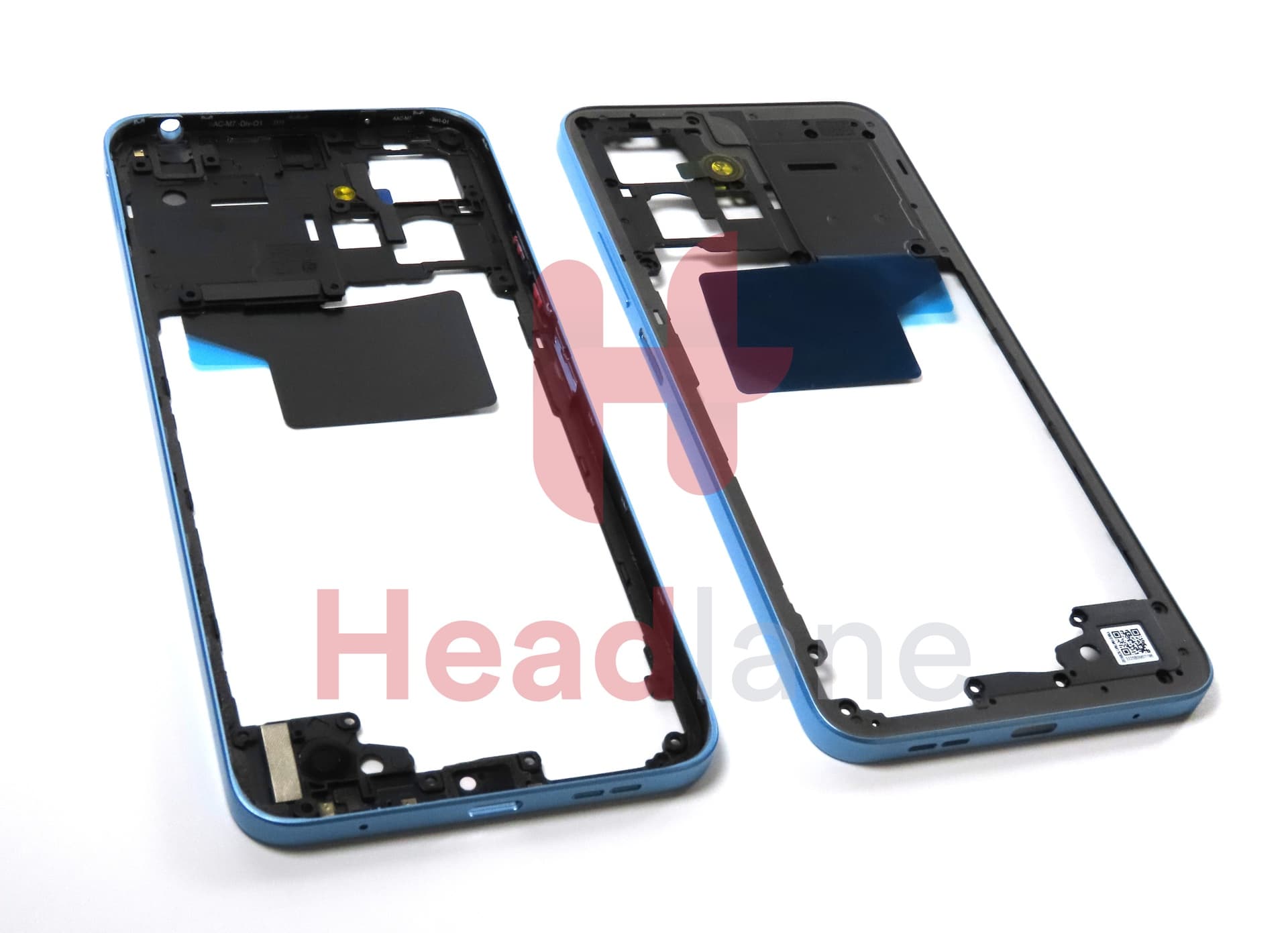Xiaomi Redmi Note 12 4G Middle Cover / Chassis - Blue - view 2
