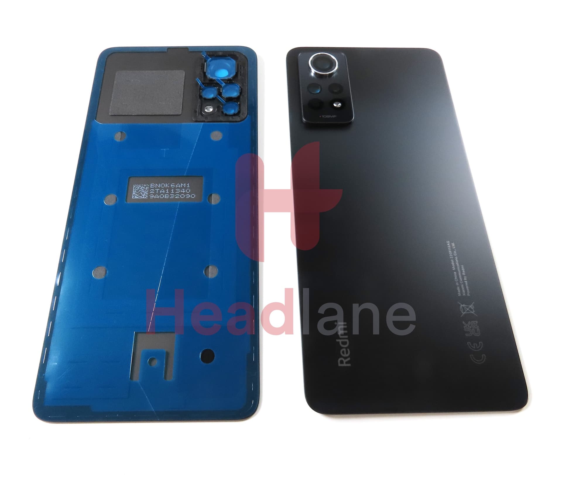 Xiaomi Redmi Note 12 Pro 4G Back / Battery Cover - Black - view 2